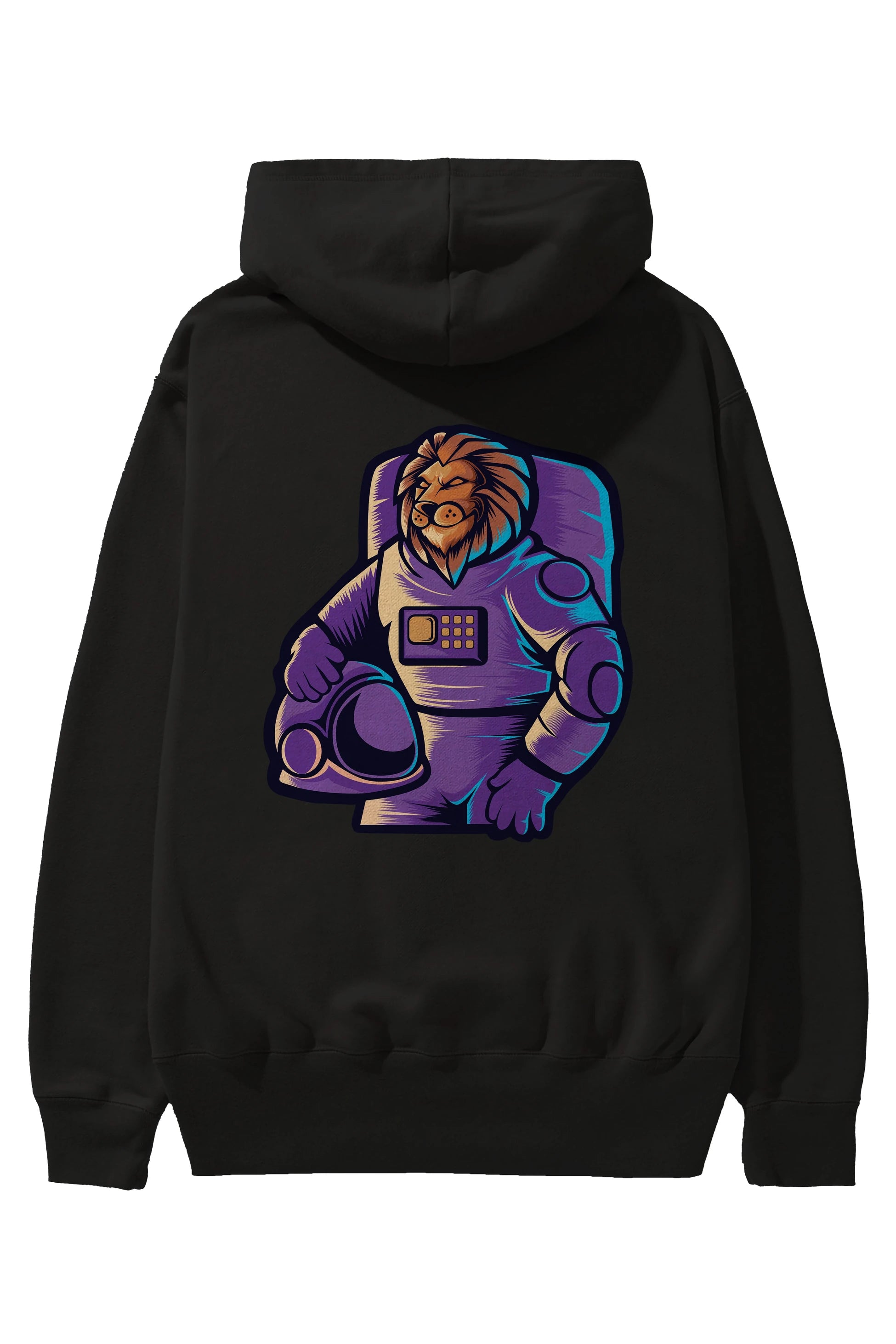 Astroking Arka Baskılı Hoodie Oversize Kapüşonlu Sweatshirt Erkek Kadın Unisex