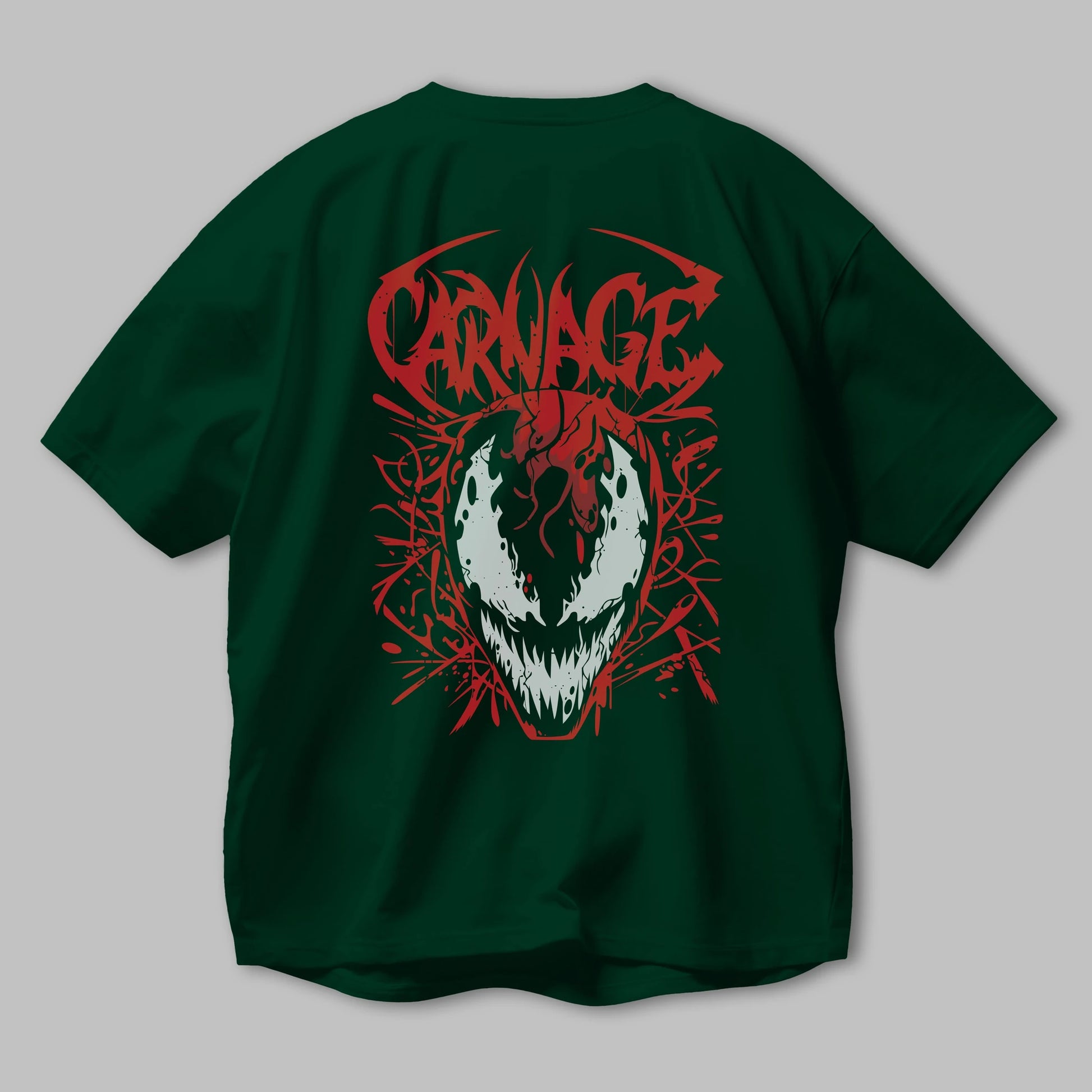 Venom (22) Arka Baskılı Oversize t-shirt Erkek Kadın Unisex %100 Pamuk Bisiklet Yaka tişort