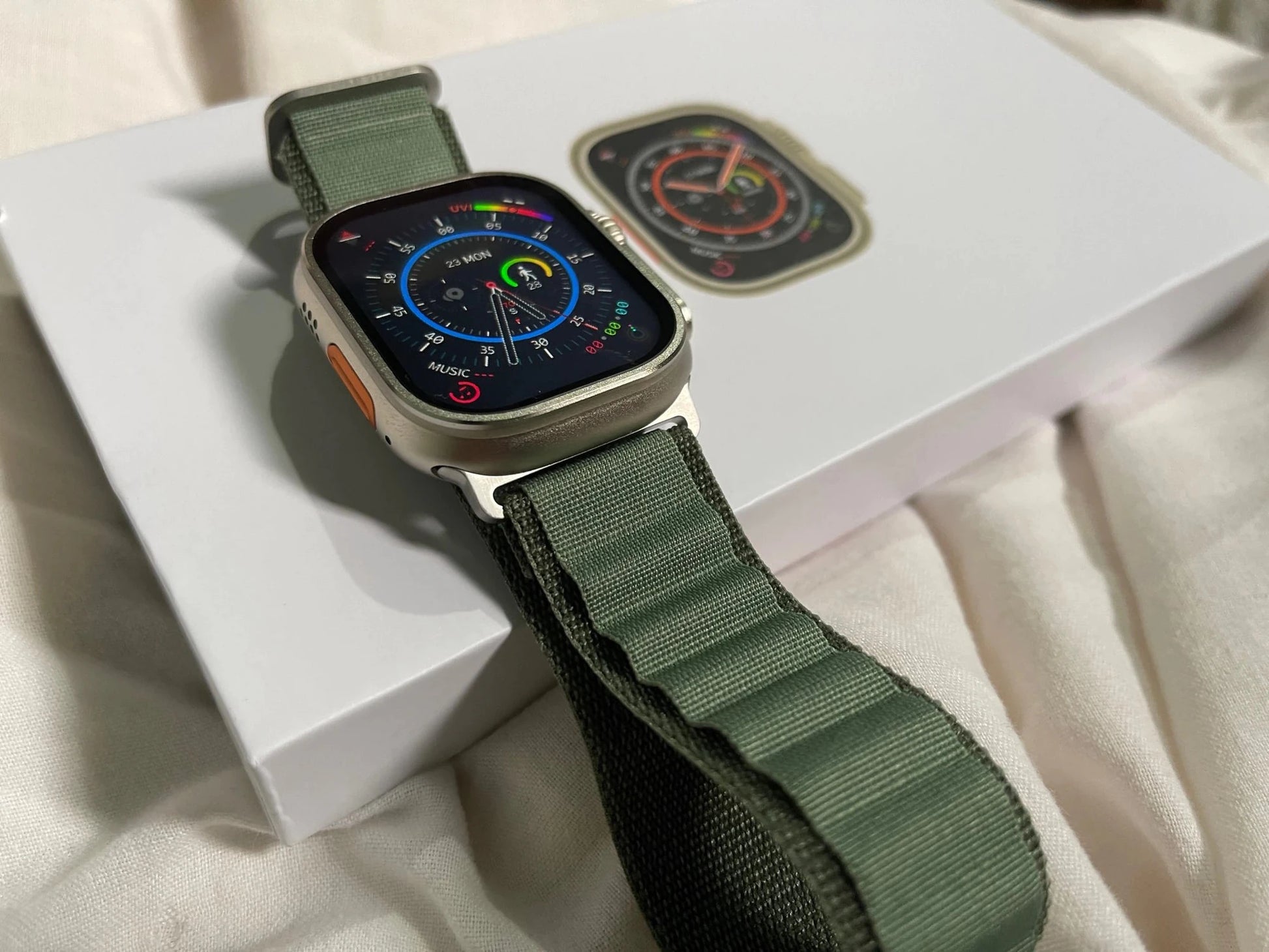 Watch 8 Ultra Safir Plus ( Pusulalı ) + Alpine Kordon Hediyeli