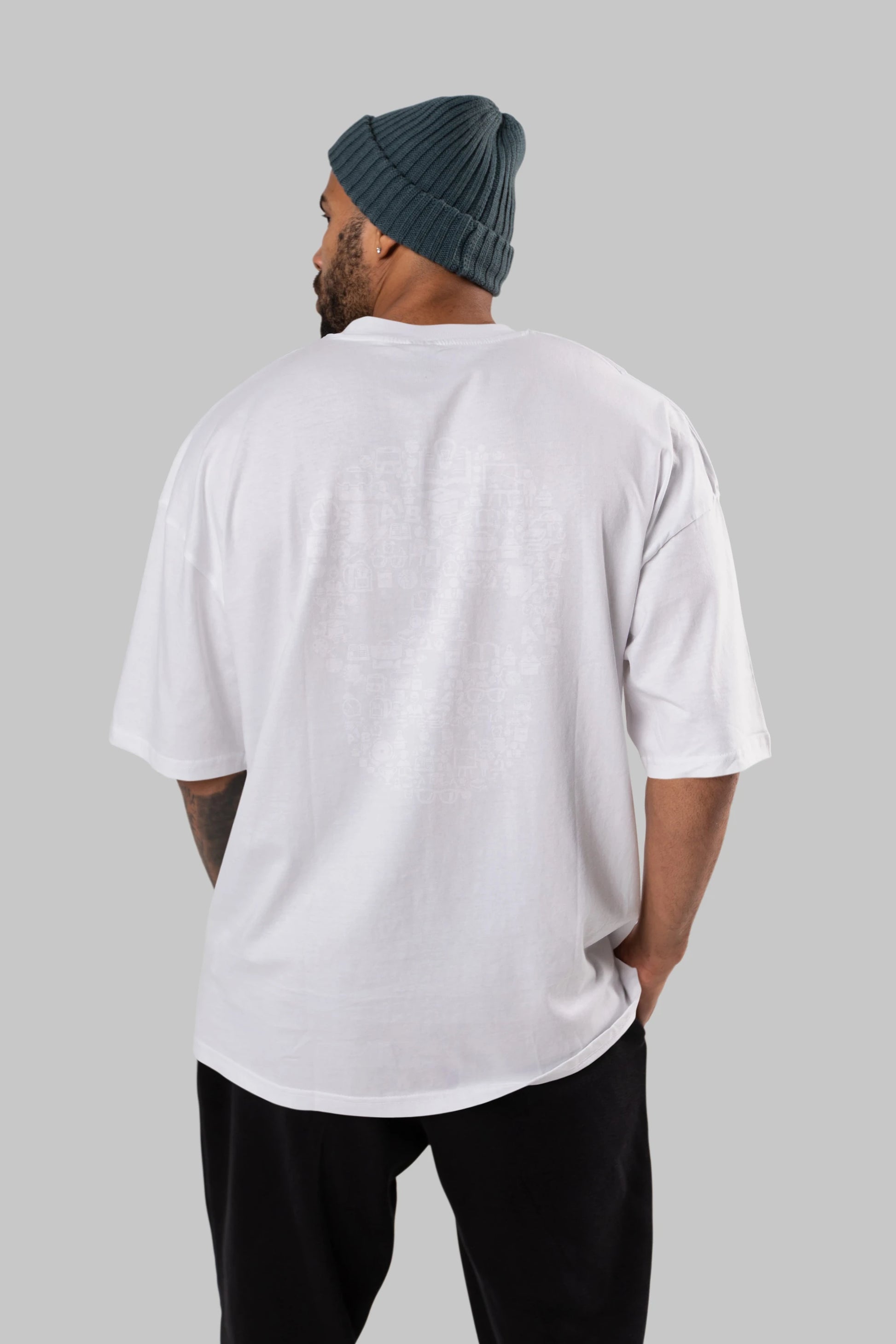 Dead  School Arka Baskılı Oversize t-shirt %100 pamuk Erkek Kadın Unisex