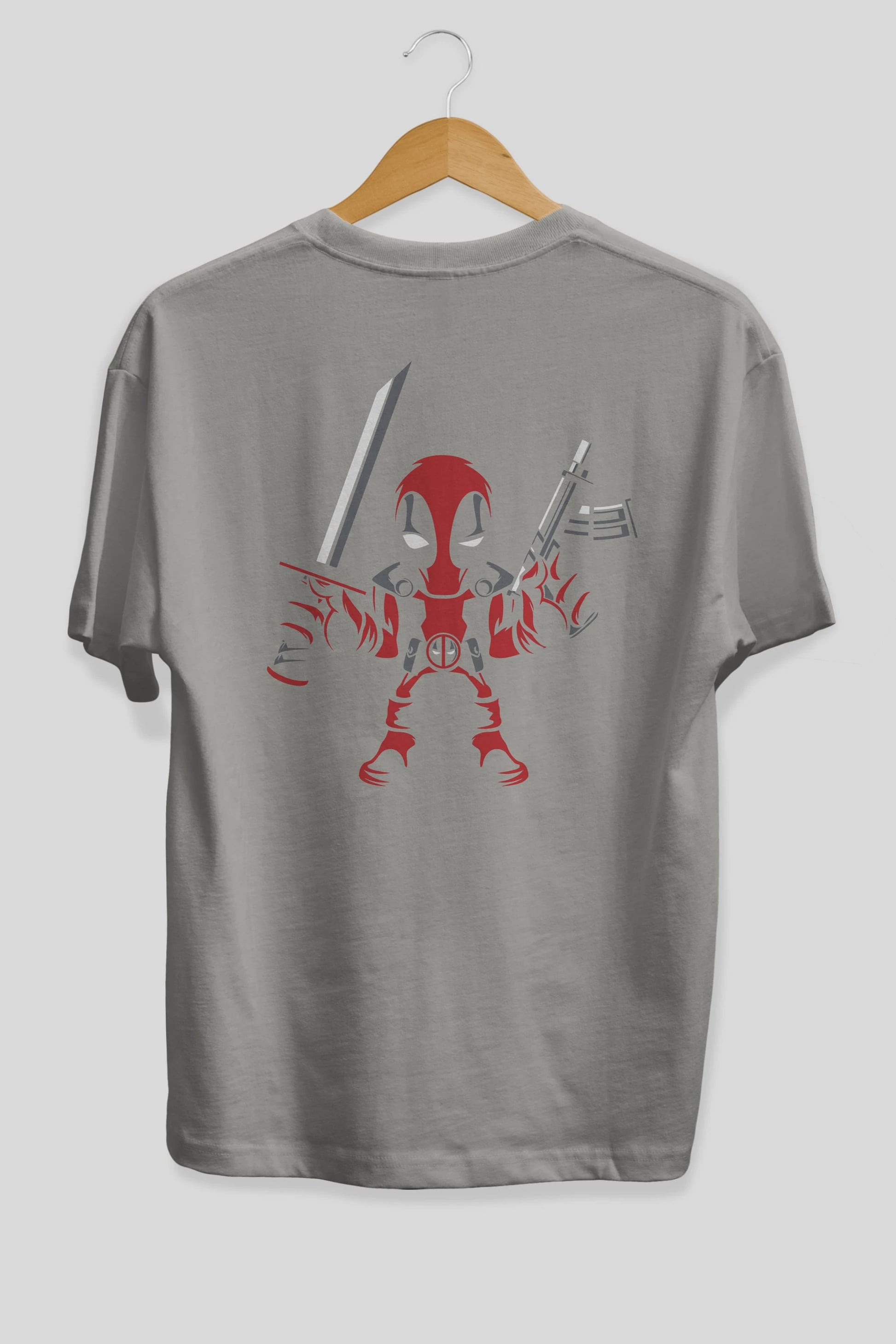 Deadpool (11) Arka Baskılı Oversize t-shirt Erkek Kadın Unisex %100 Pamuk Bisiklet Yaka tişort