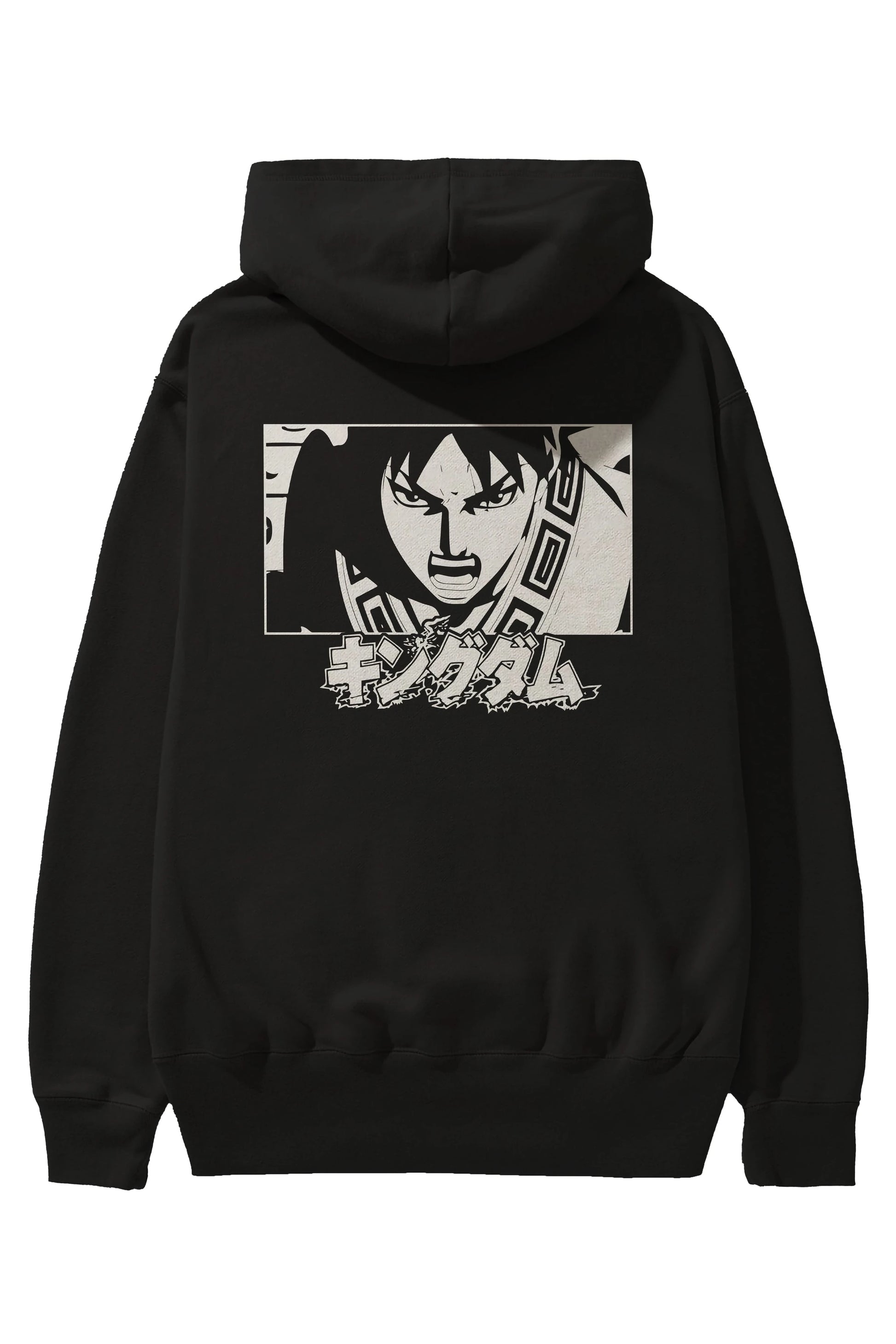 Xin 1 Anime Arka Baskılı Hoodie Oversize Kapüşonlu Sweatshirt Erkek Kadın Unisex