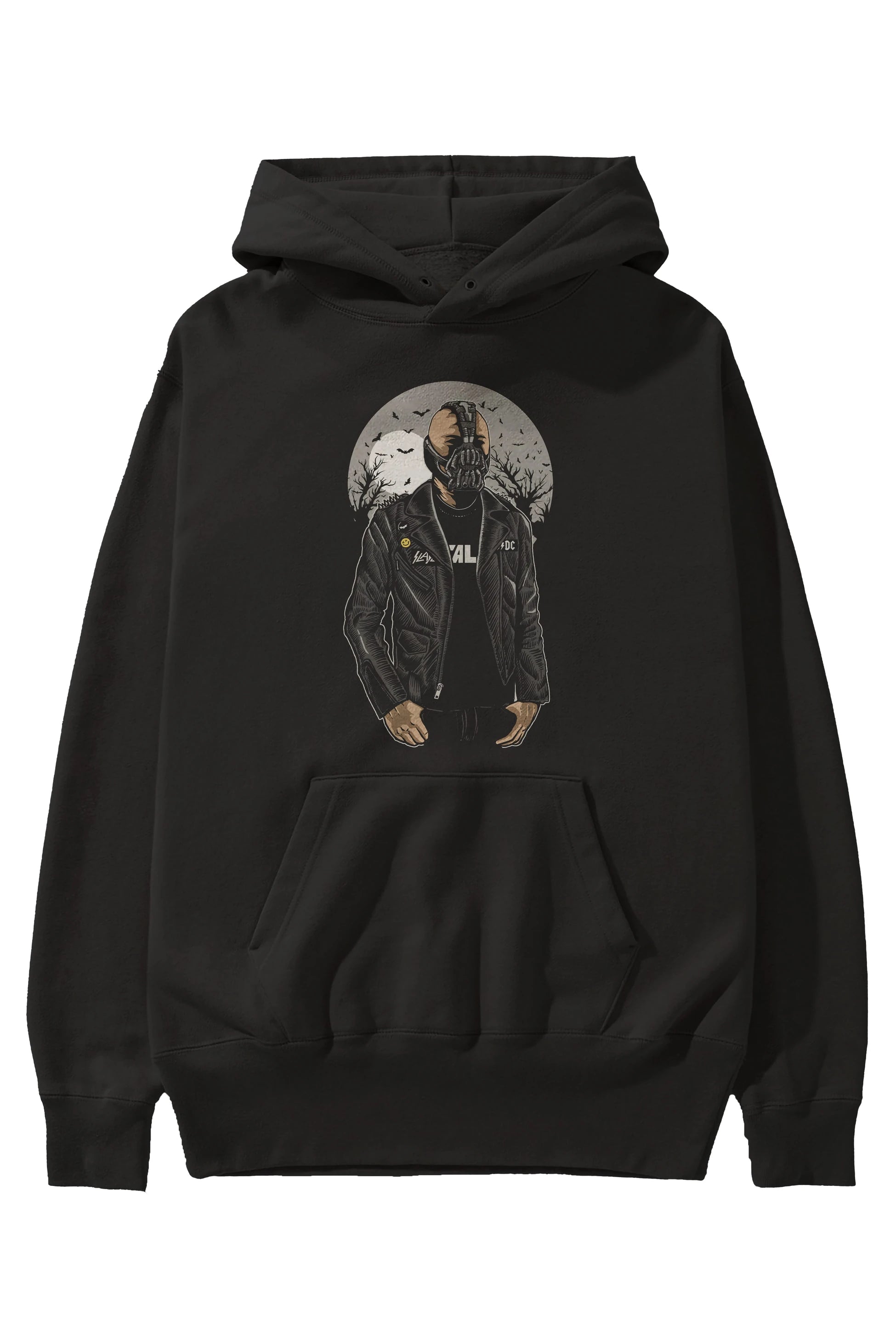 Bane Ön Baskılı Hoodie Oversize Kapüşonlu Sweatshirt Erkek Kadın Unisex
