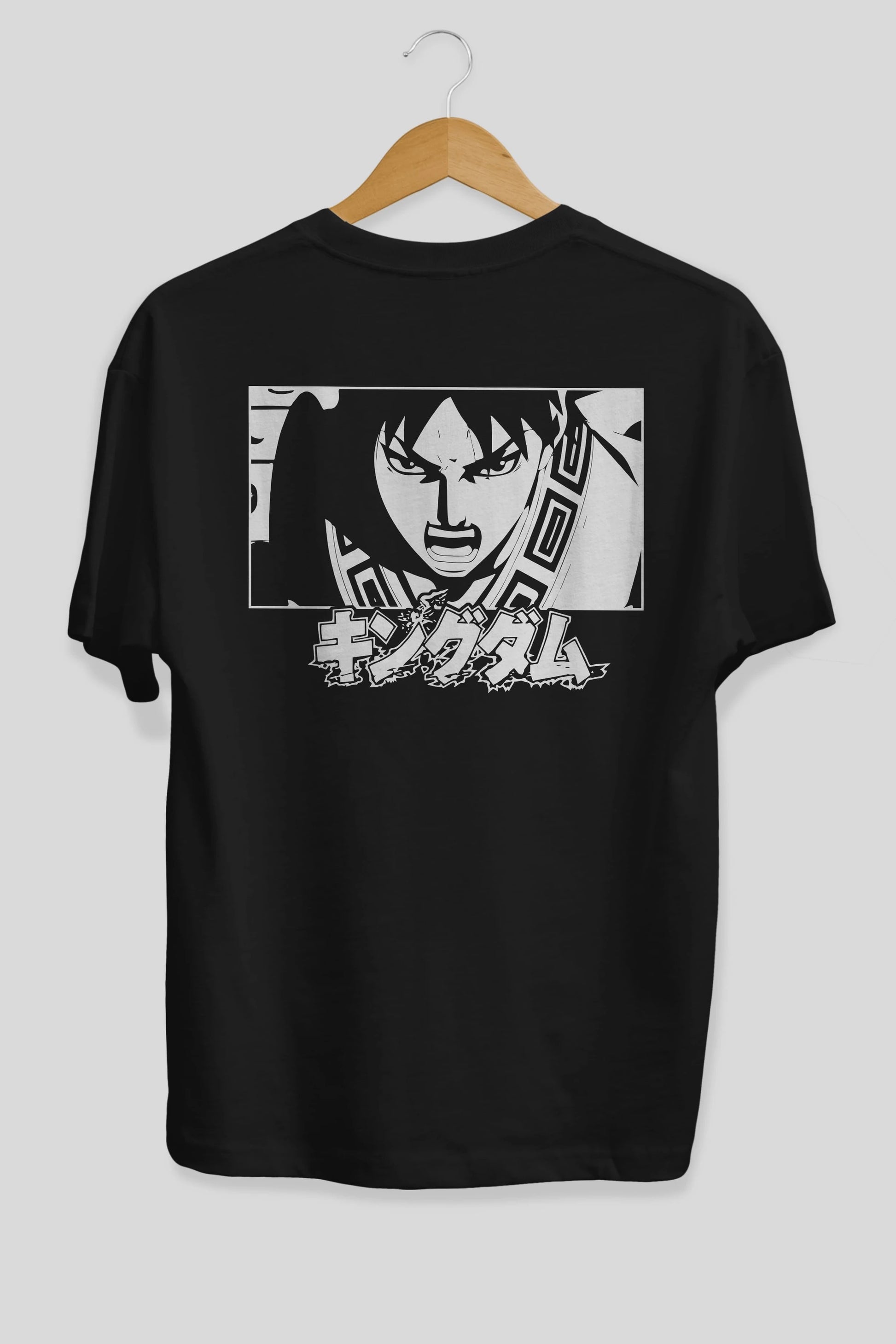 Xin 1 Anime Arka Baskılı Oversize t-shirt Erkek Kadın Unisex