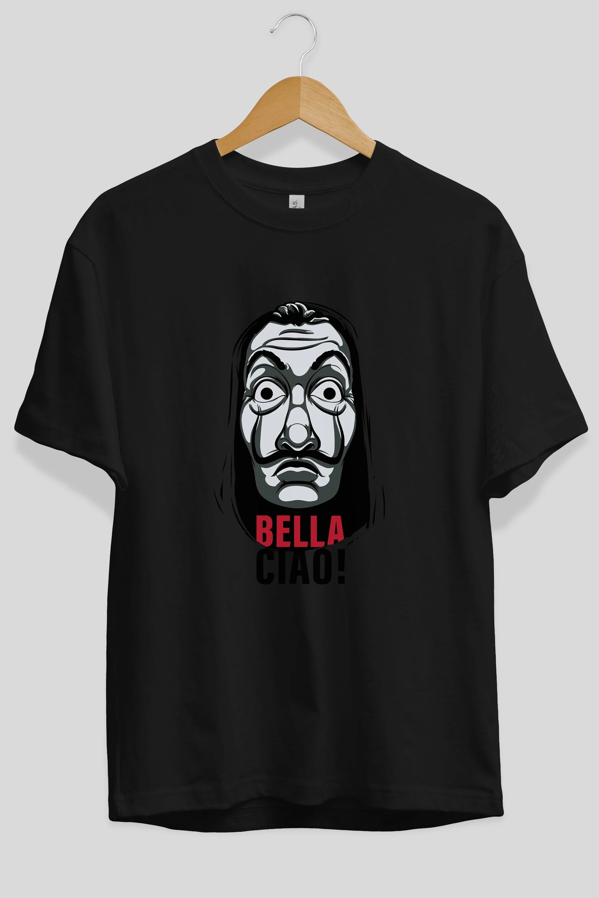 La Casa De Papel (12) Ön Baskılı Oversize t-shirt Erkek Kadın Unisex %100 Pamuk Bisiklet Yaka tişort