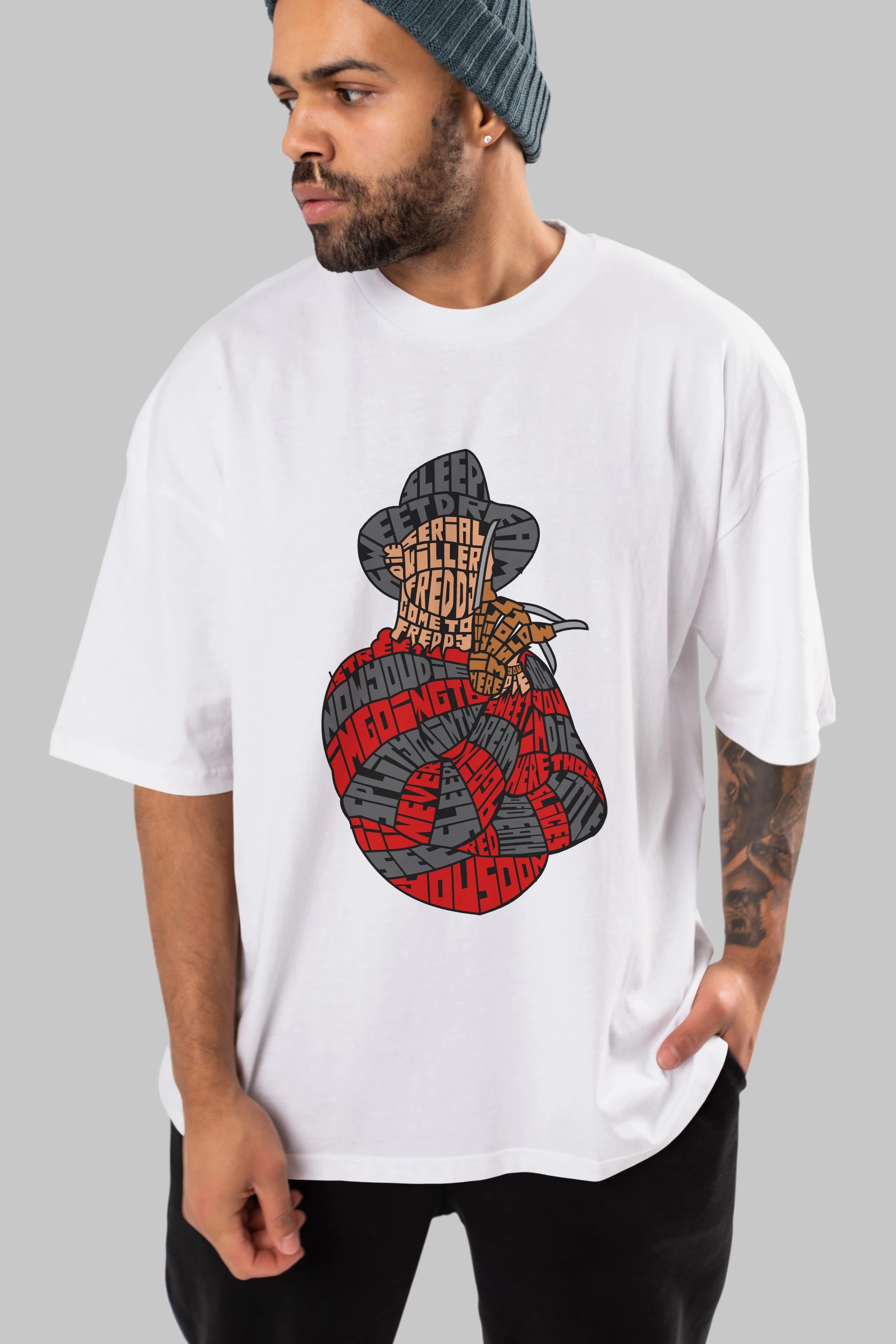 Sweet Dream Ön Baskılı Oversize t-shirt %100 pamuk Erkek Kadın Unisex