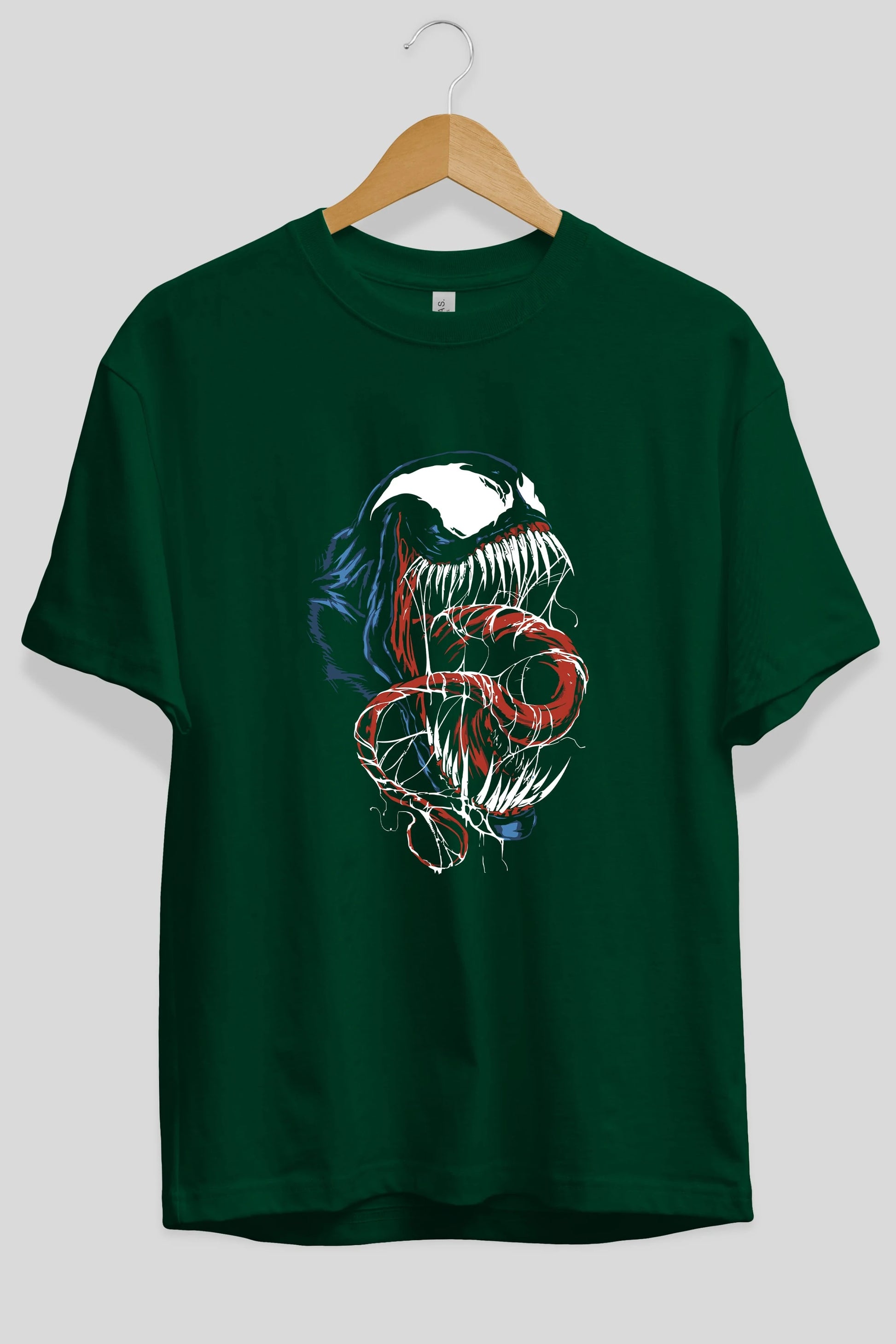 Venom (10) Ön Baskılı Oversize t-shirt Erkek Kadın Unisex %100 Pamuk Bisiklet Yaka tişort