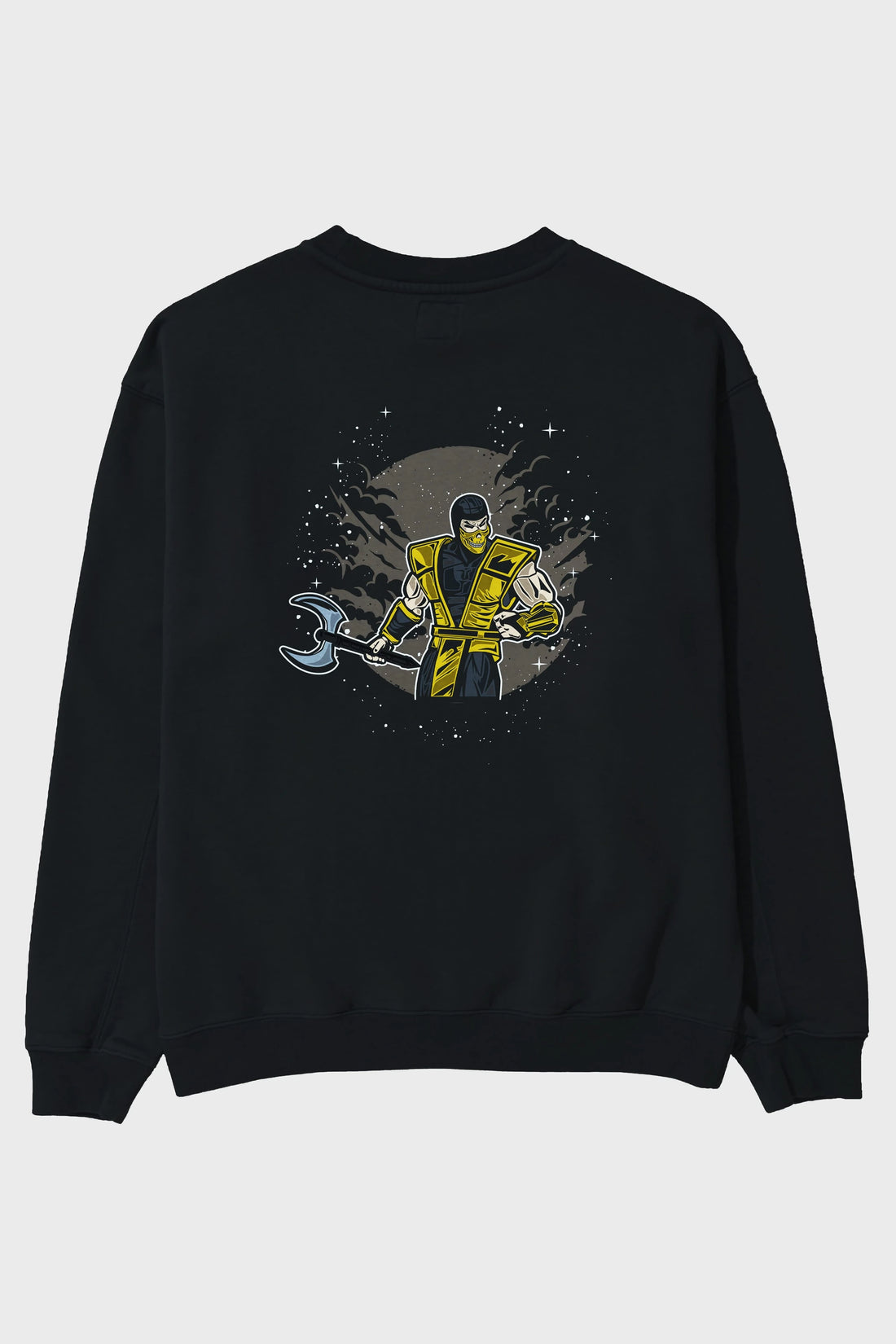 SCORPION Arka Baskılı Oversize Sweatshirt Erkek Kadın Unisex