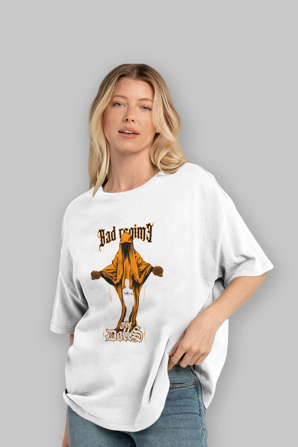 The Dolls Ön Baskılı Oversize t-shirt Erkek Kadın Unisex
