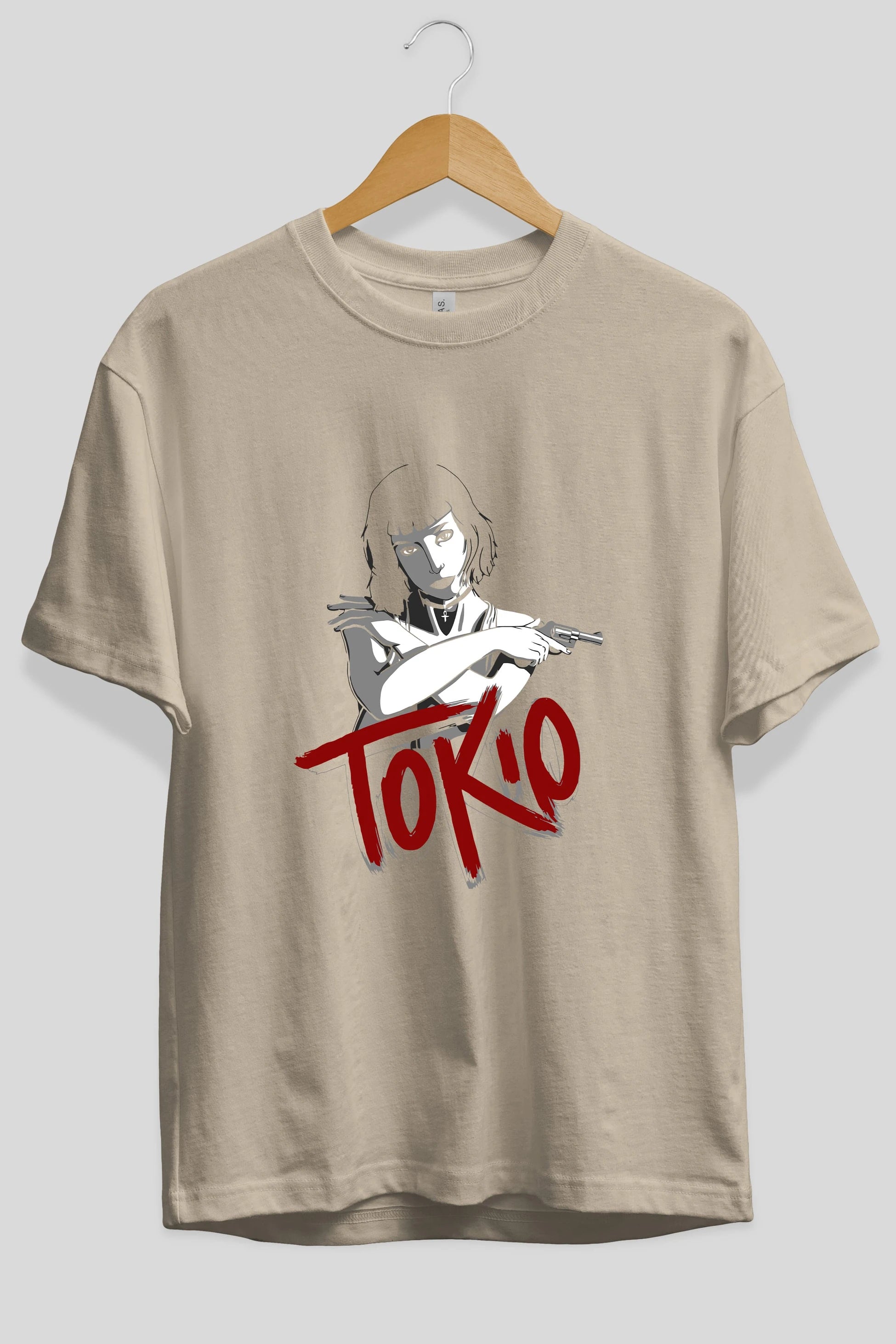 La Casa De Papel (10) Ön Baskılı Oversize t-shirt Erkek Kadın Unisex %100 Pamuk Bisiklet Yaka tişort