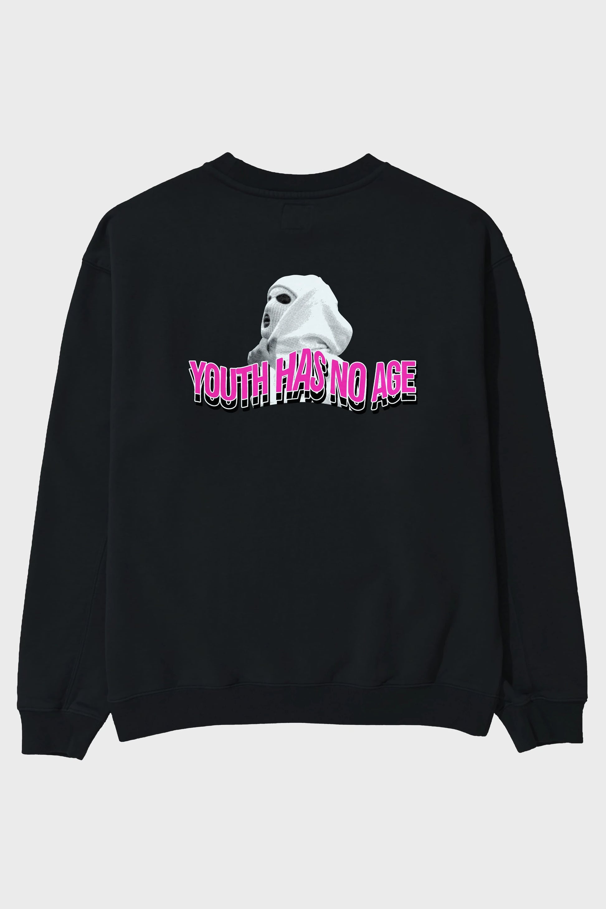 Youth Has No Age Arka Baskılı Oversize Sweatshirt Erkek Kadın Unisex