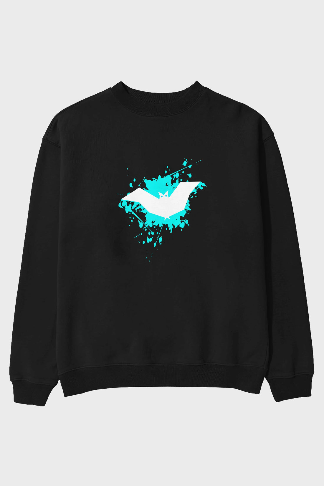 Halloween Ön Baskılı Oversize Sweatshirt Erkek Kadın Unisex