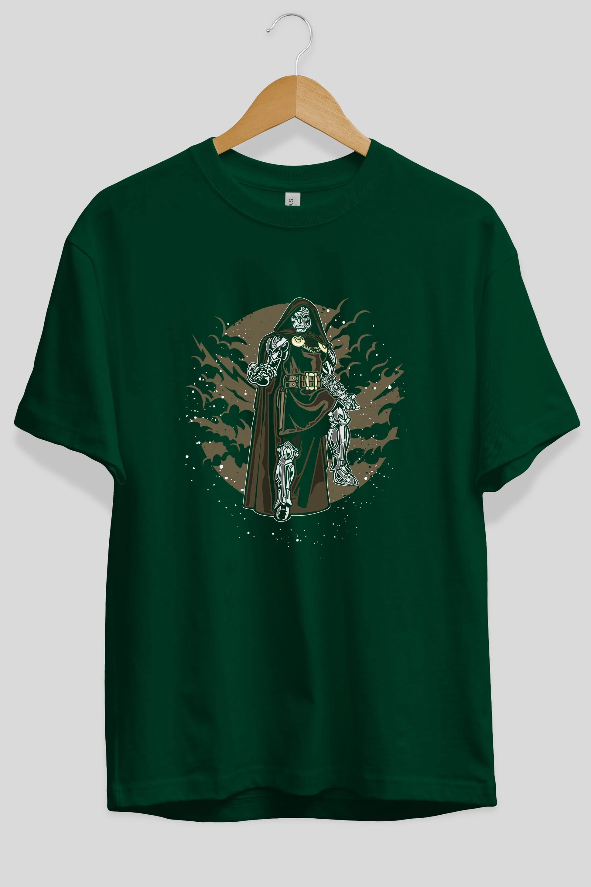 DOCTER DOOM Ön Baskılı Oversize t-shirt Erkek Kadın Unisex %100 Pamuk tişort