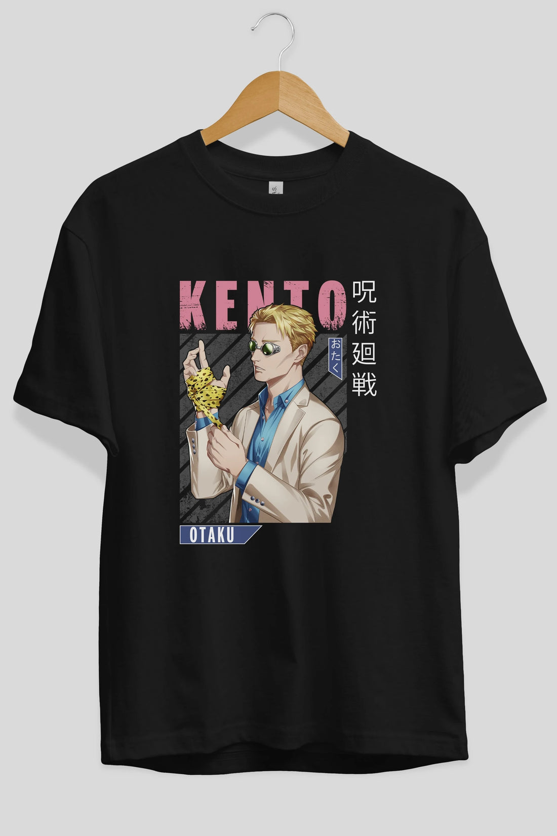 Kento Nanami Anime Ön Baskılı Oversize t-shirt %100 pamuk Erkek Kadın Unisex