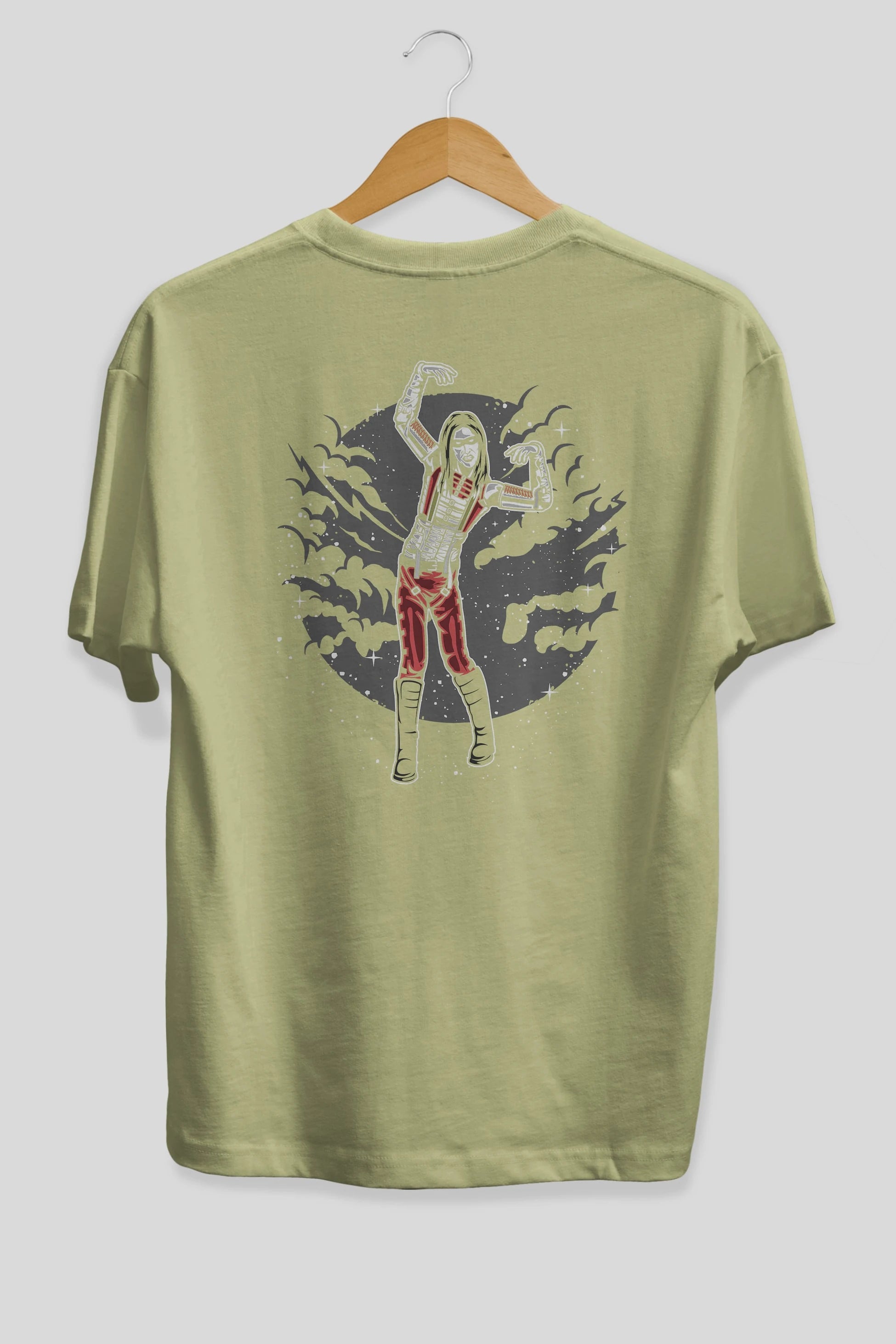 Marilyn Manson Arka Baskılı Oversize t-shirt Erkek Kadın Unisex %100 Pamuk