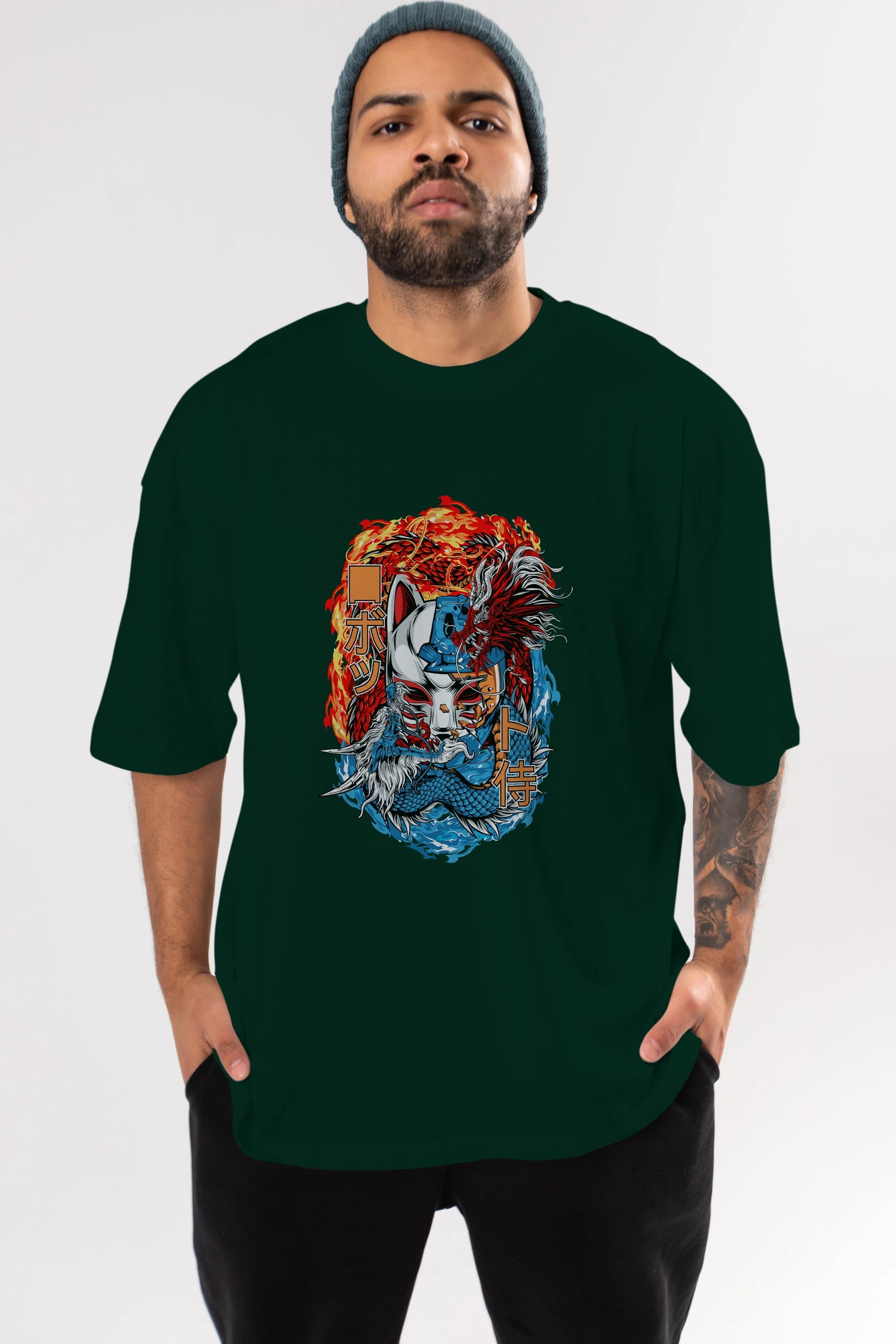 ONE PIECE (7) Anime Ön Baskılı Oversize t-shirt %100 pamuk Erkek Kadın Unisex