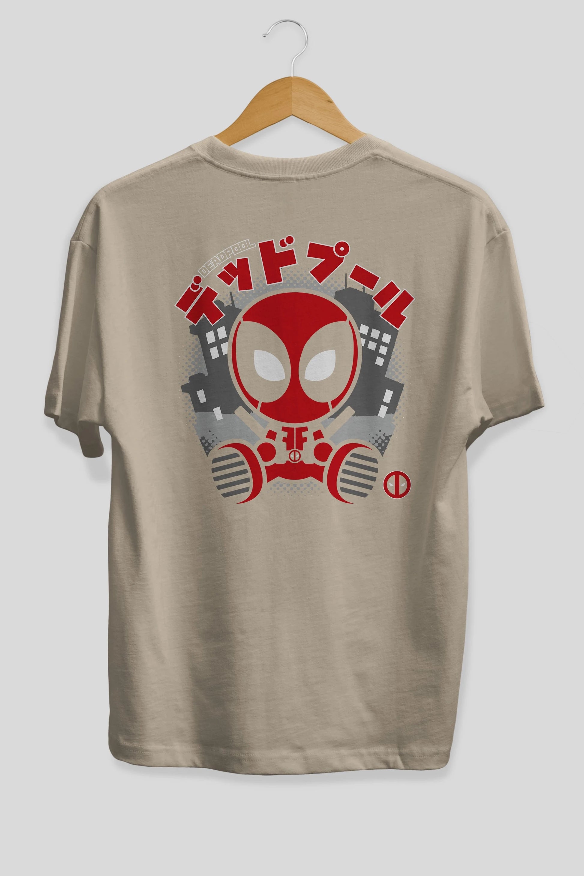 Deadpool (15) Arka Baskılı Oversize t-shirt Erkek Kadın Unisex %100 Pamuk Bisiklet Yaka tişort
