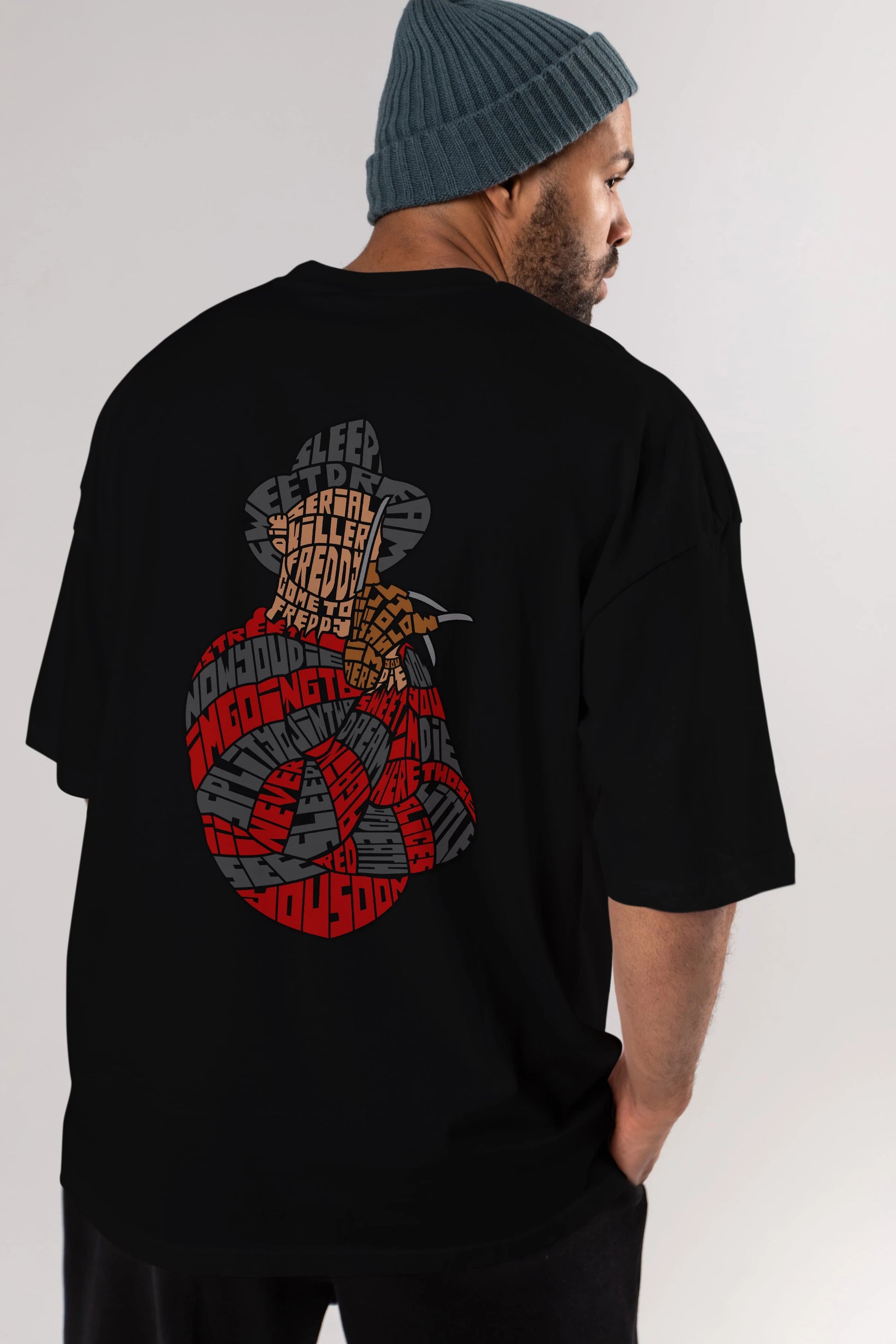 Sweet Dream Arka Baskılı Oversize t-shirt %100 pamuk Erkek Kadın Unisex