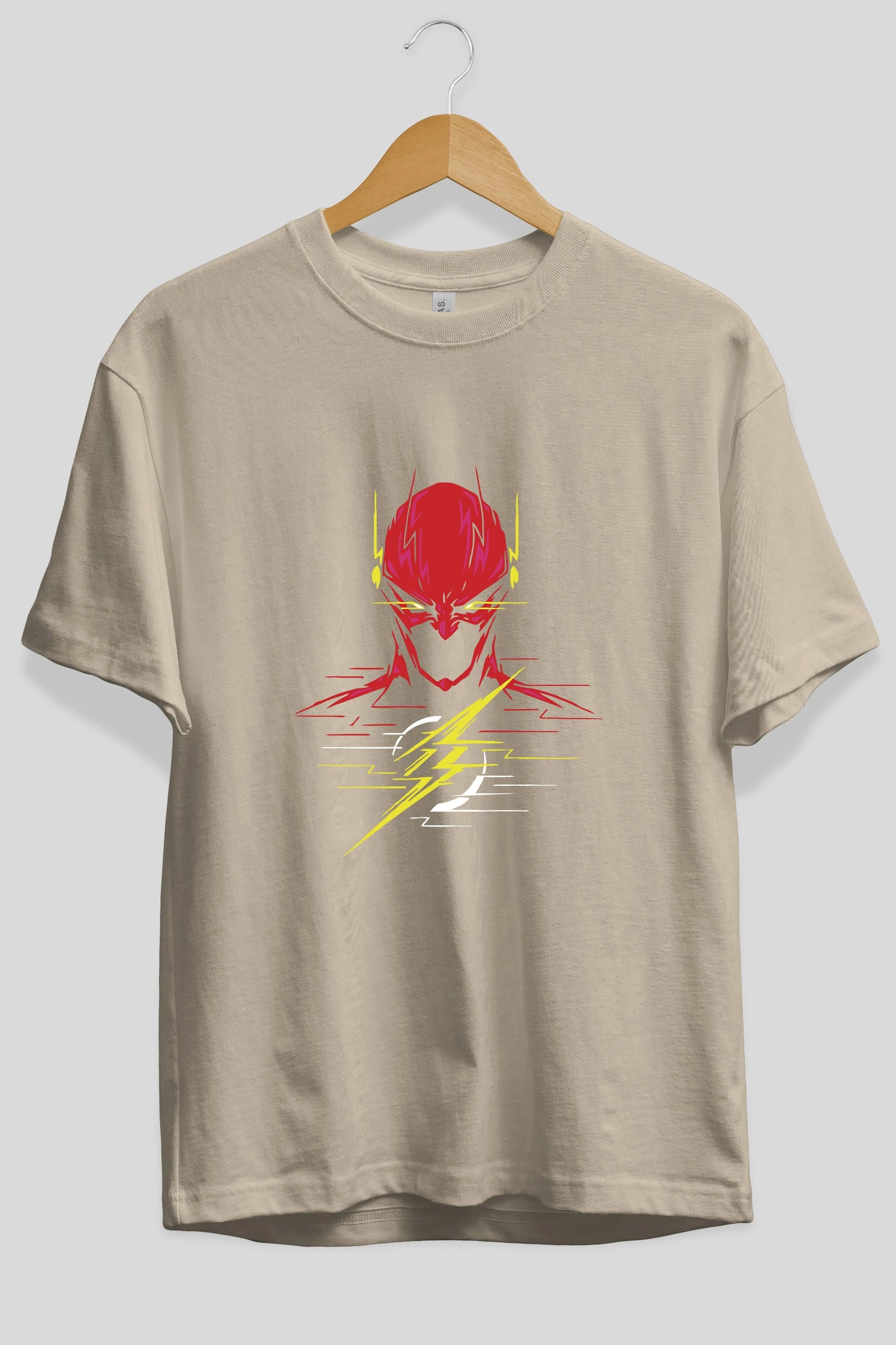 Flash Avengers (2) Ön Baskılı Oversize t-shirt Erkek Kadın Unisex %100 Pamuk Bisiklet Yaka tişort