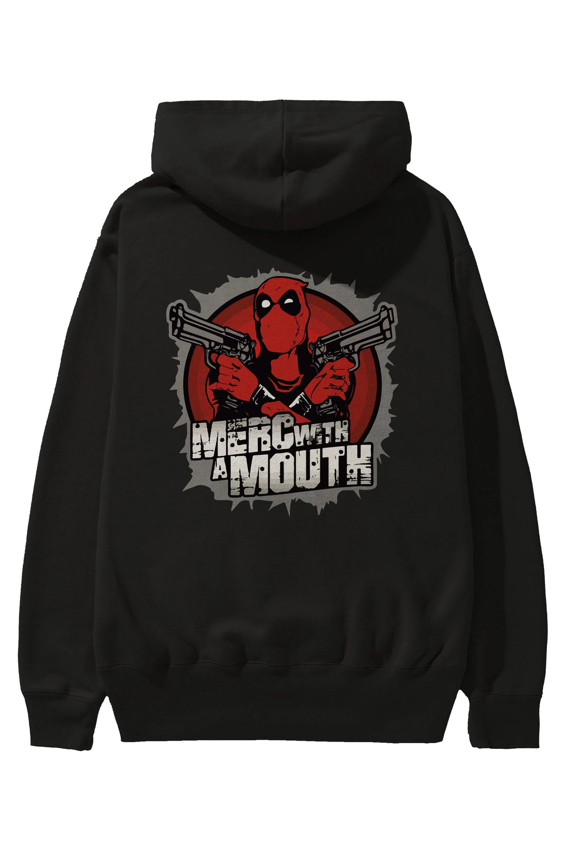 Deadpool (13) Arka Baskılı Hoodie Oversize Kapüşonlu Sweatshirt Erkek Kadın Unisex