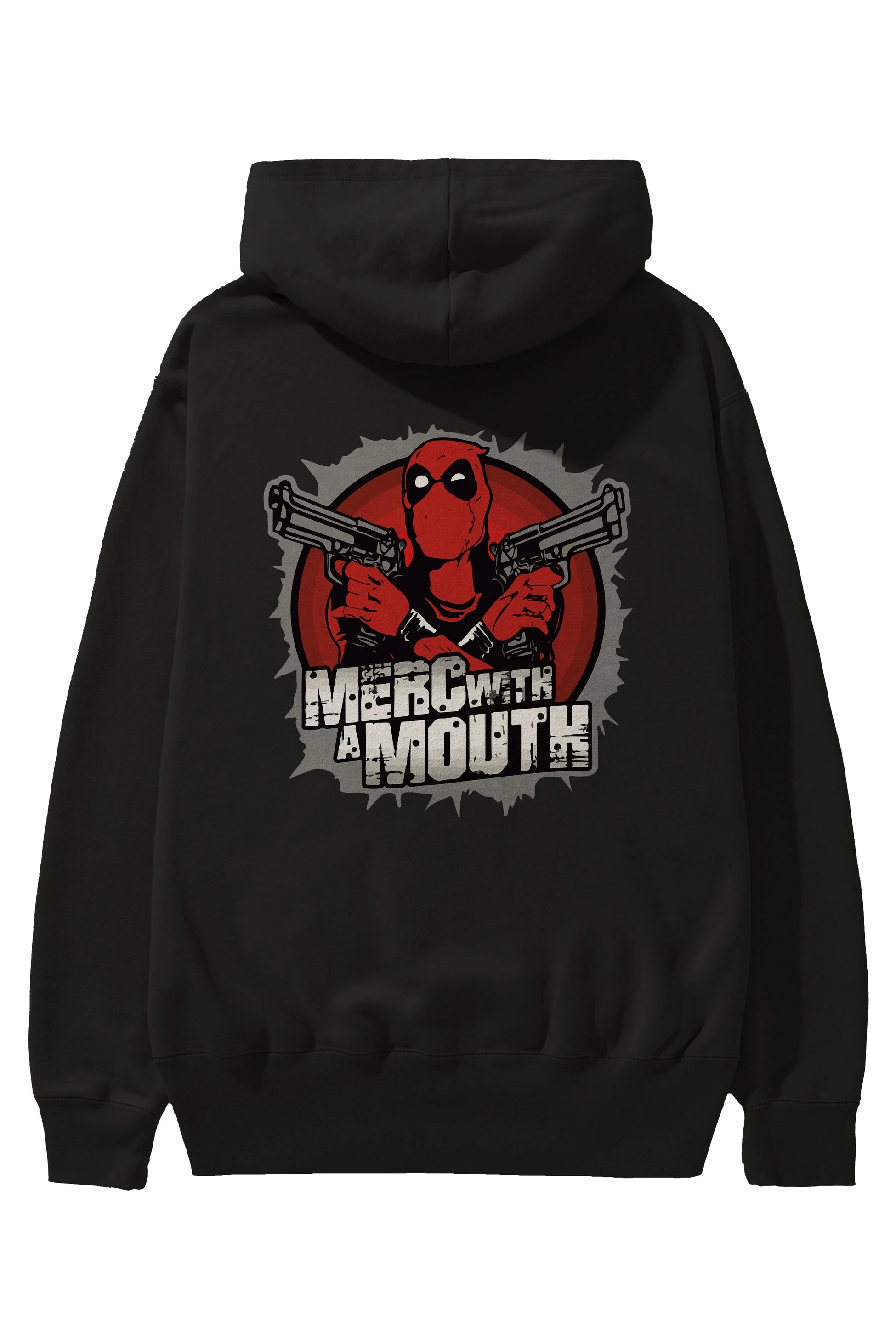 Deadpool (13) Arka Baskılı Hoodie Oversize Kapüşonlu Sweatshirt Erkek Kadın Unisex