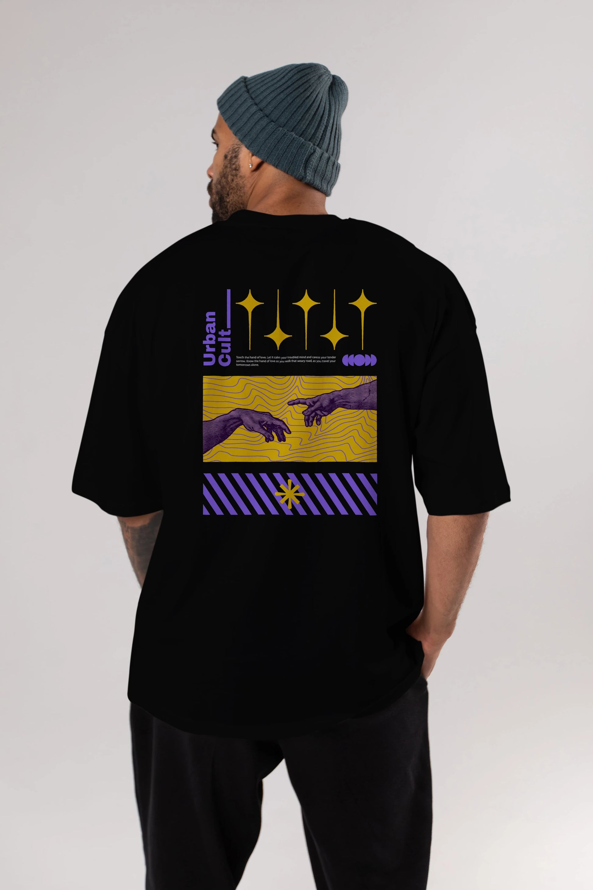 Urban Cult Arka Baskılı Oversize t-shirt Erkek Kadın Unisex