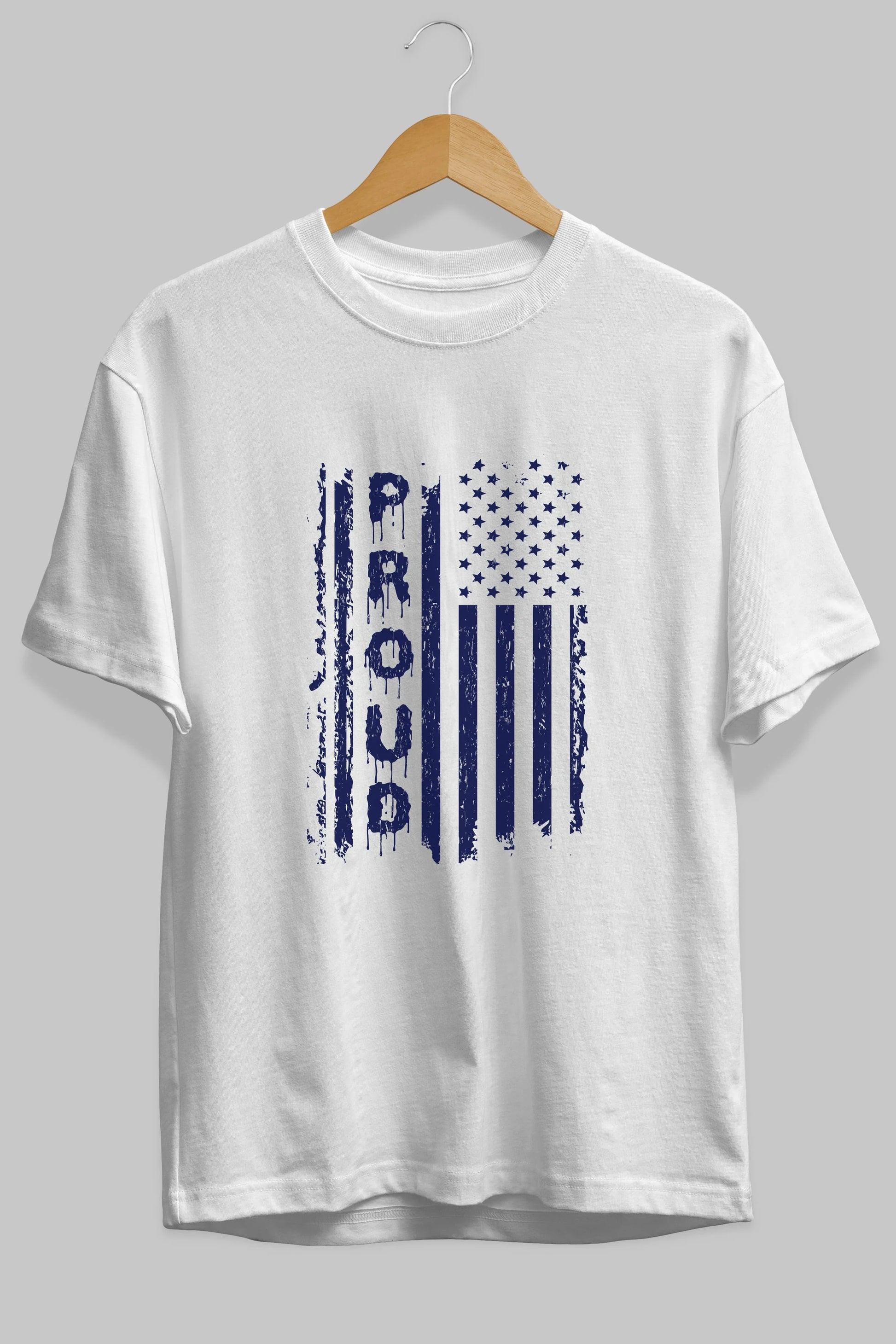 Proud Ön Baskılı Oversize t-shirt Erkek Kadın Unisex