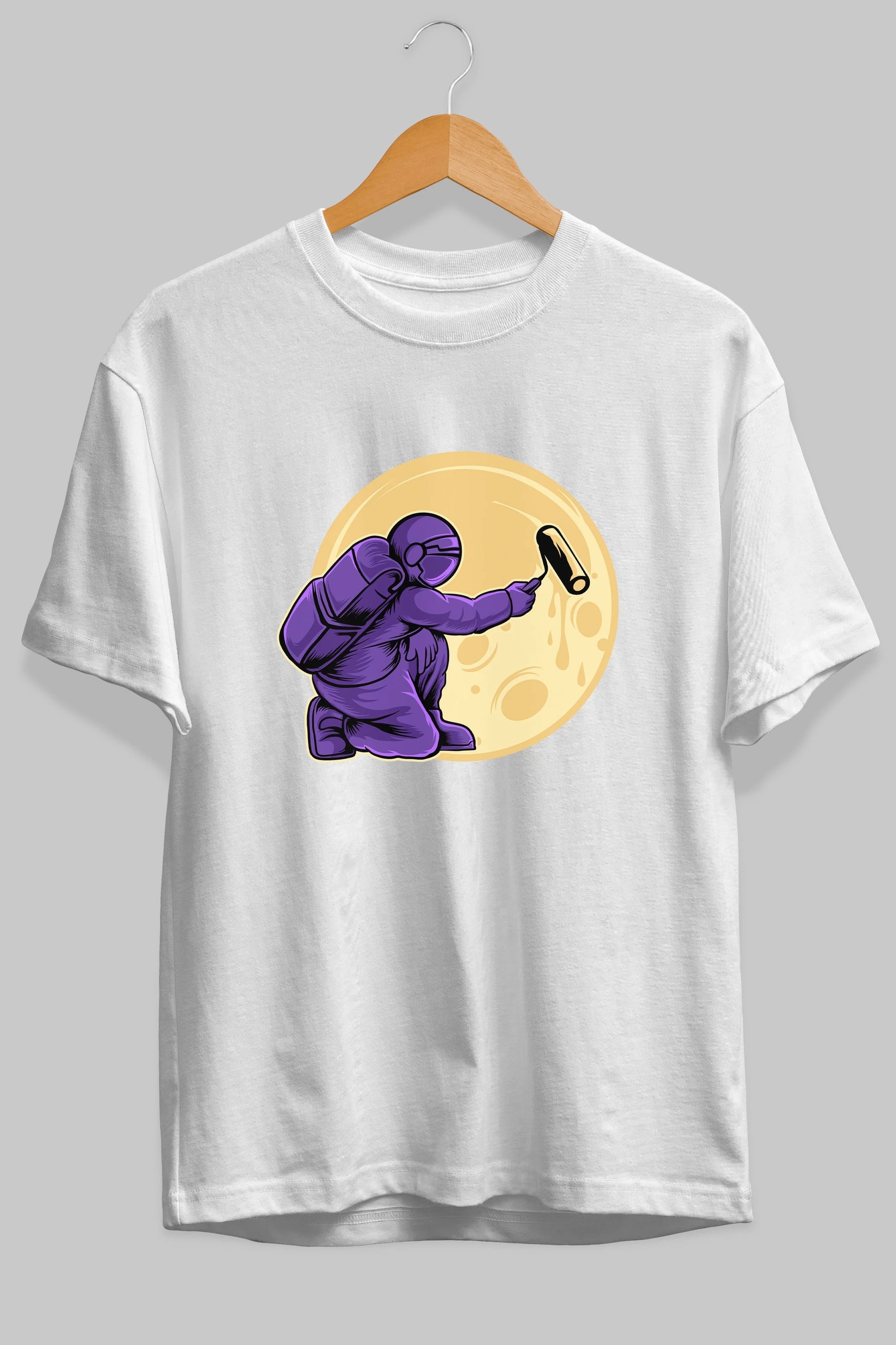 Astropaint Ön Baskılı Oversize t-shirt Erkek Kadın Unisex