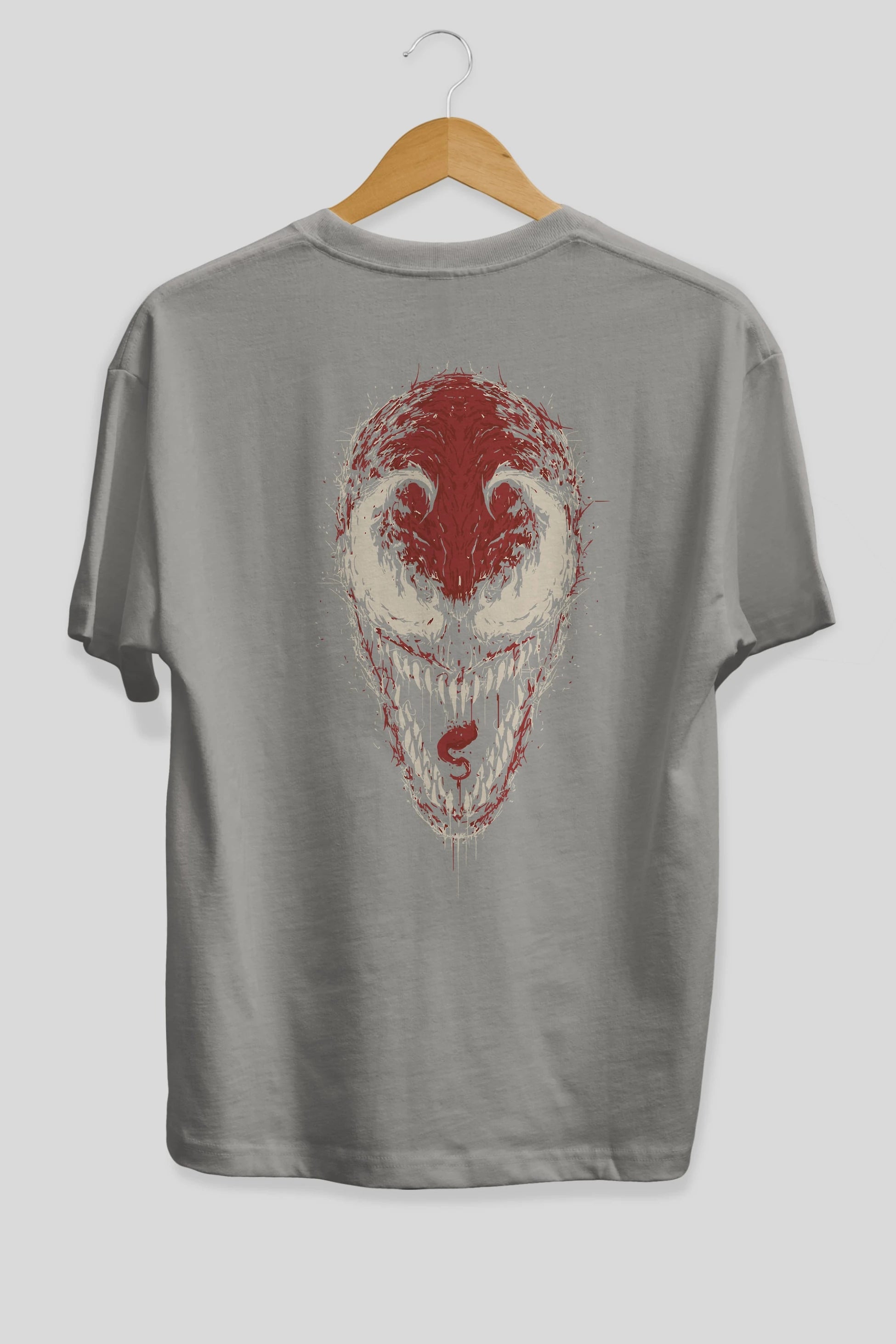 Venom (12) Arka Baskılı Oversize t-shirt Erkek Kadın Unisex %100 Pamuk Bisiklet Yaka tişort