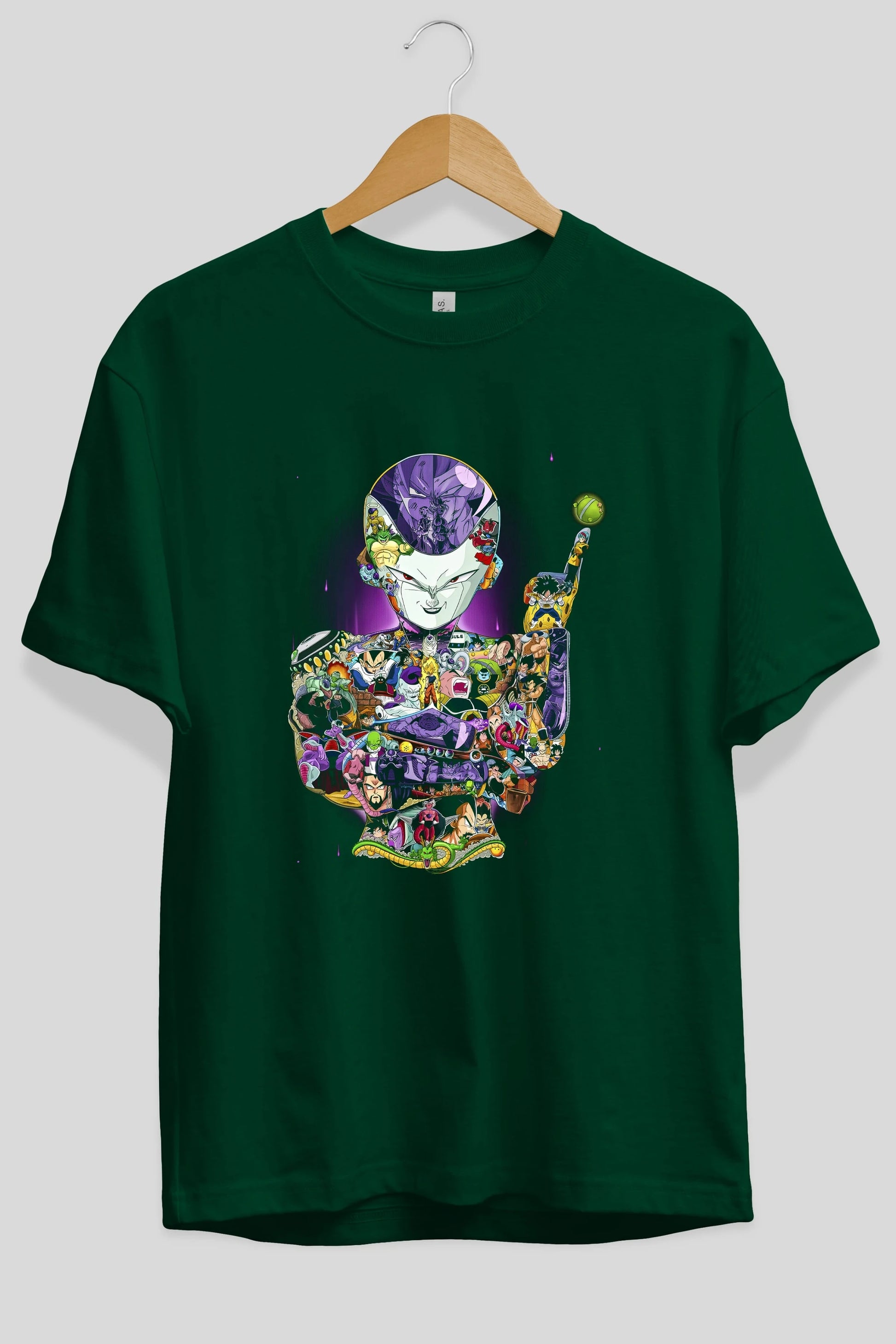 DRAGON BALL ART (4) Anime Ön Baskılı Oversize t-shirt %100 pamuk Erkek Kadın Unisex