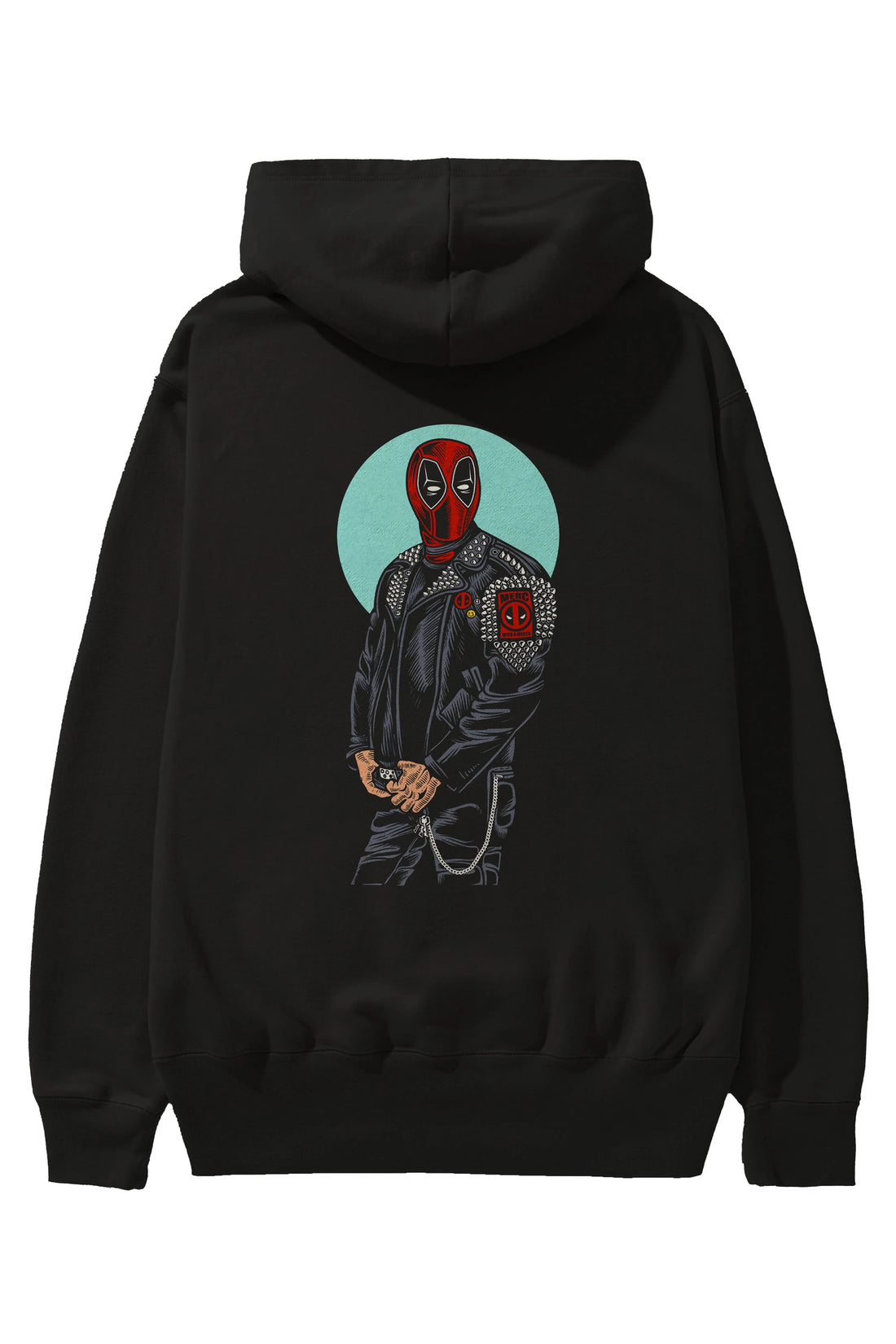 Rebeliion Mercenary Arka Baskılı Hoodie Oversize Kapüşonlu Sweatshirt Erkek Kadın Unisex