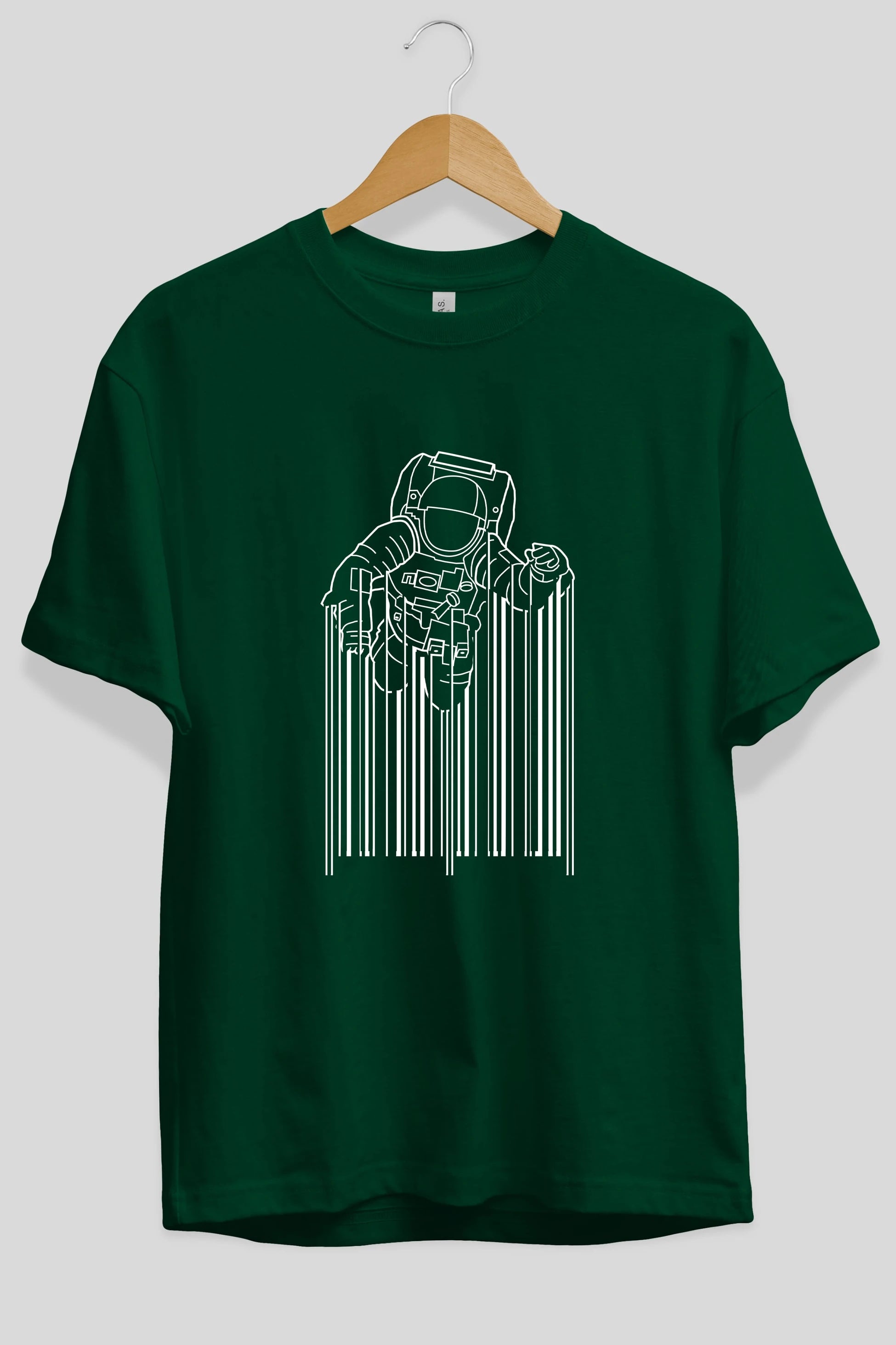 Astrocode Ön Baskılı Oversize t-shirt %100 pamuk Erkek Kadın Unisex