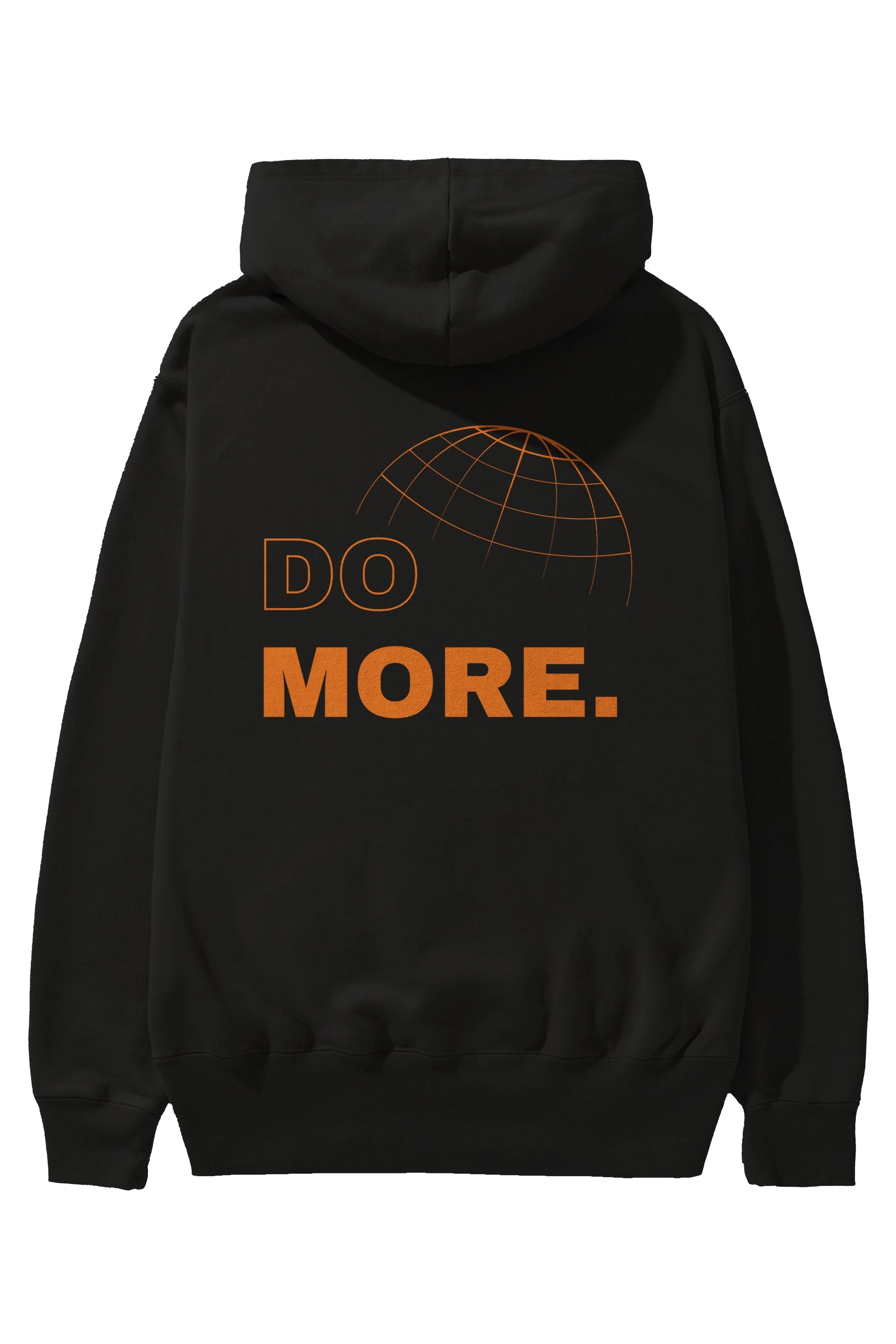 Do More Yazılı Arka Baskılı Oversize Hoodie Kapüşonlu Sweatshirt Erkek Kadın Unisex