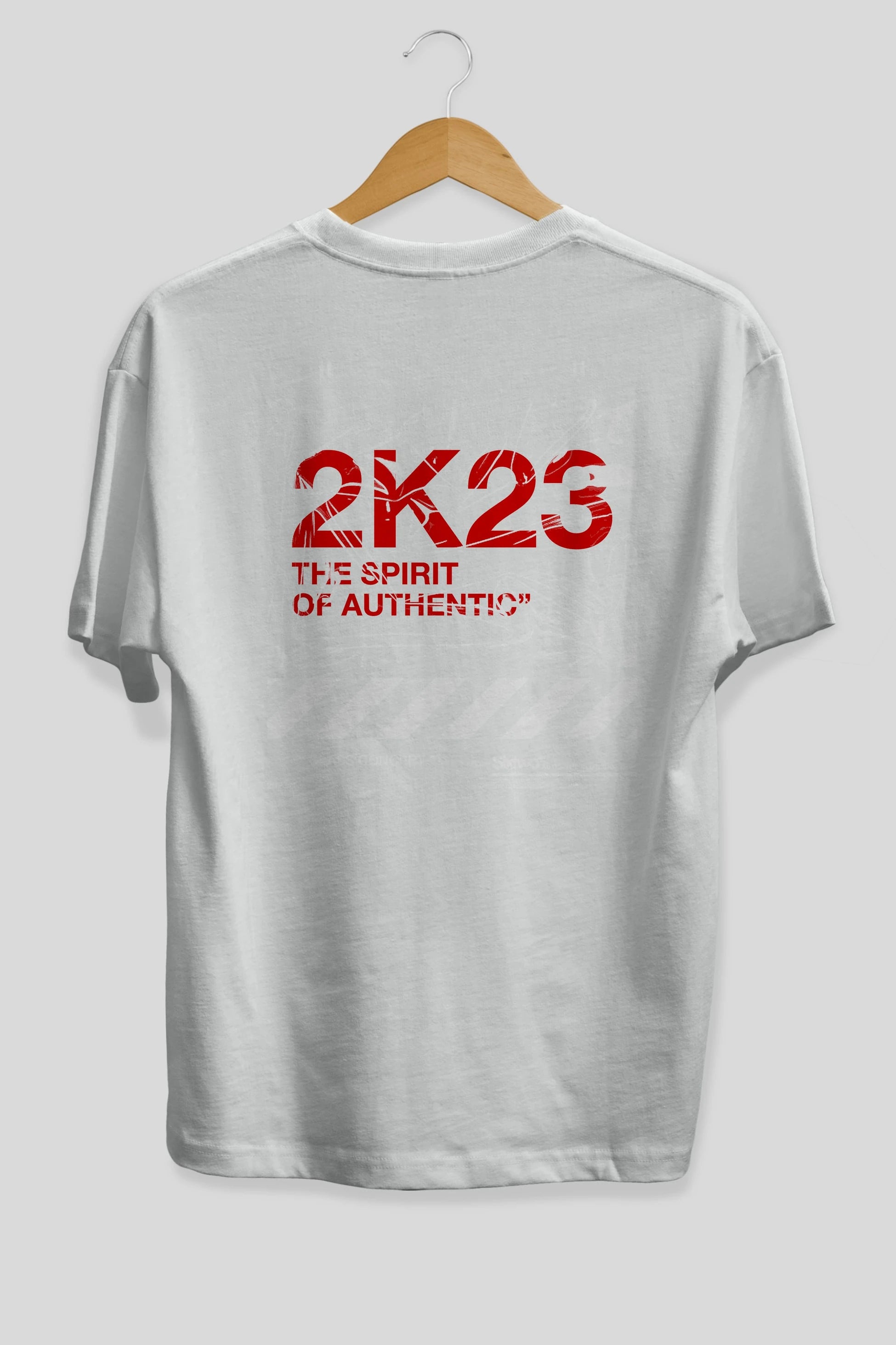 The Spirit Arka Baskılı Oversize t-shirt Erkek Kadın Unisex