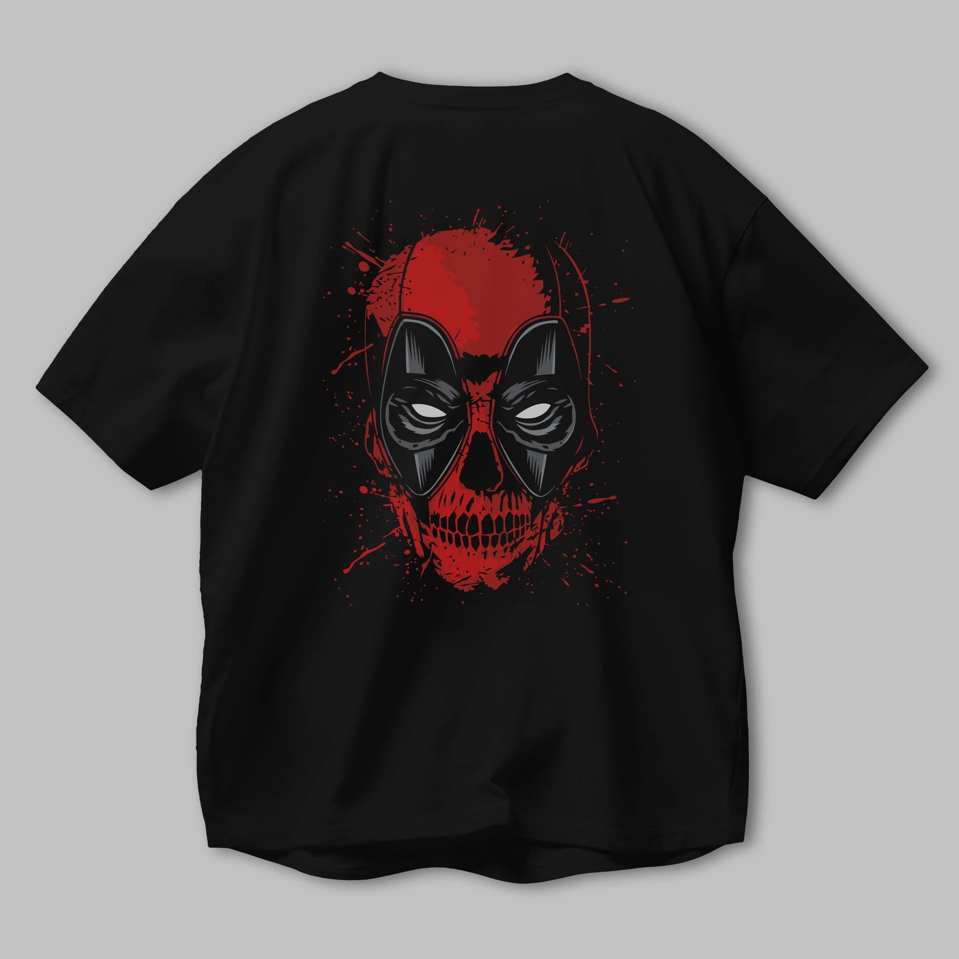 Deadpool (3) Arka Baskılı Oversize t-shirt Erkek Kadın Unisex %100 Pamuk Bisiklet Yaka tişort