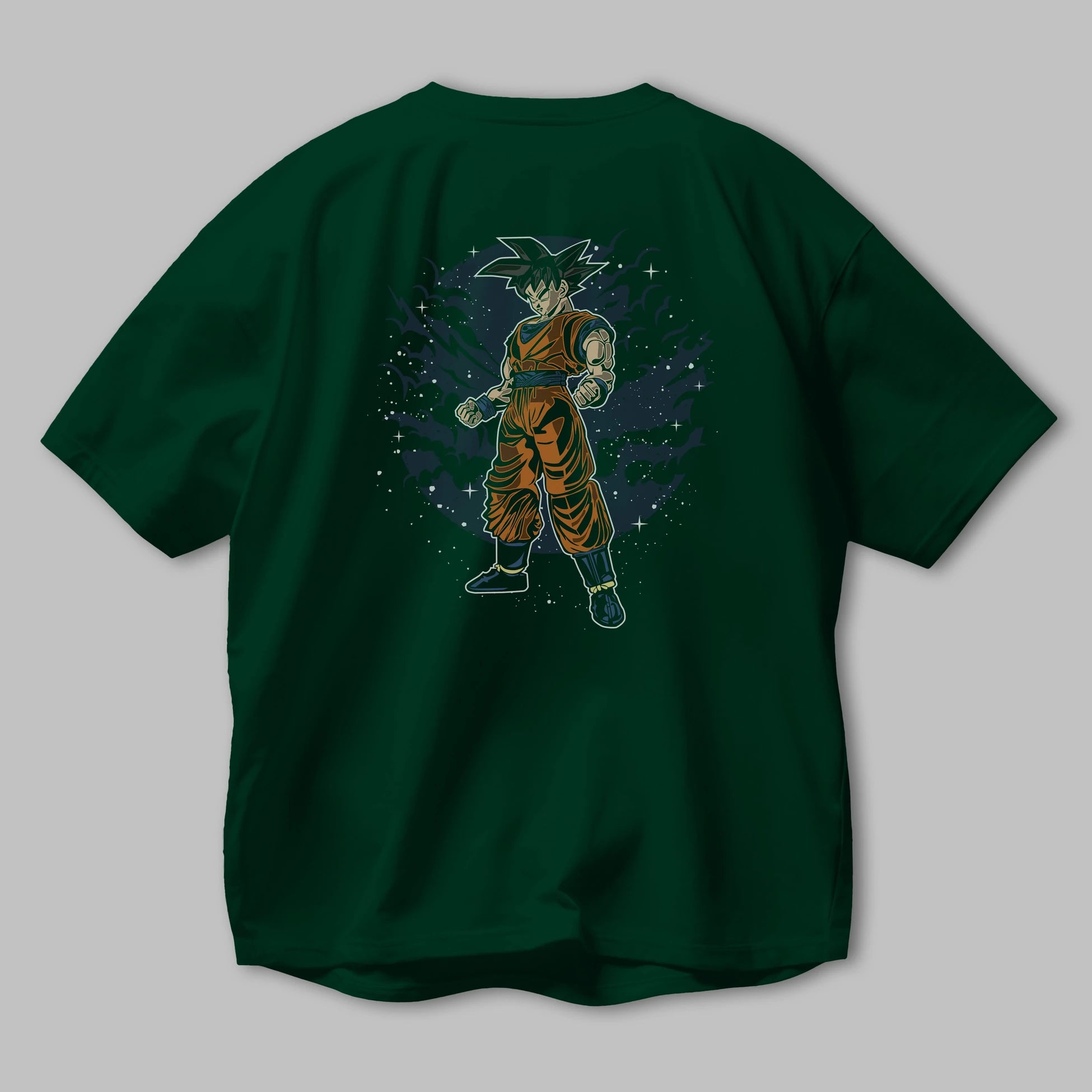 GOKU Arka Baskılı Oversize t-shirt Erkek Kadın Unisex %100 Pamuk