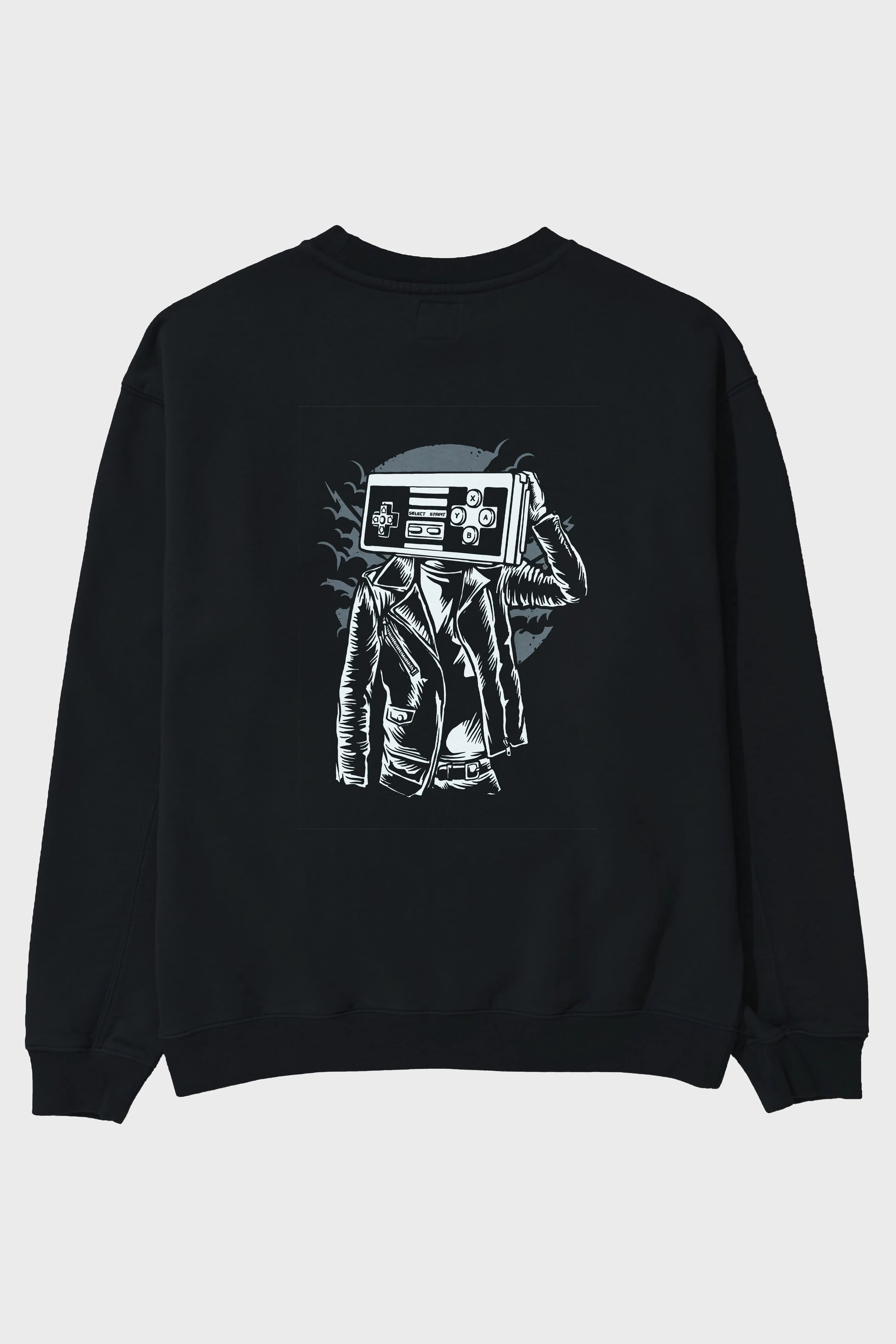 Street Gamers Arka Baskılı Oversize Sweatshirt Erkek Kadın Unisex