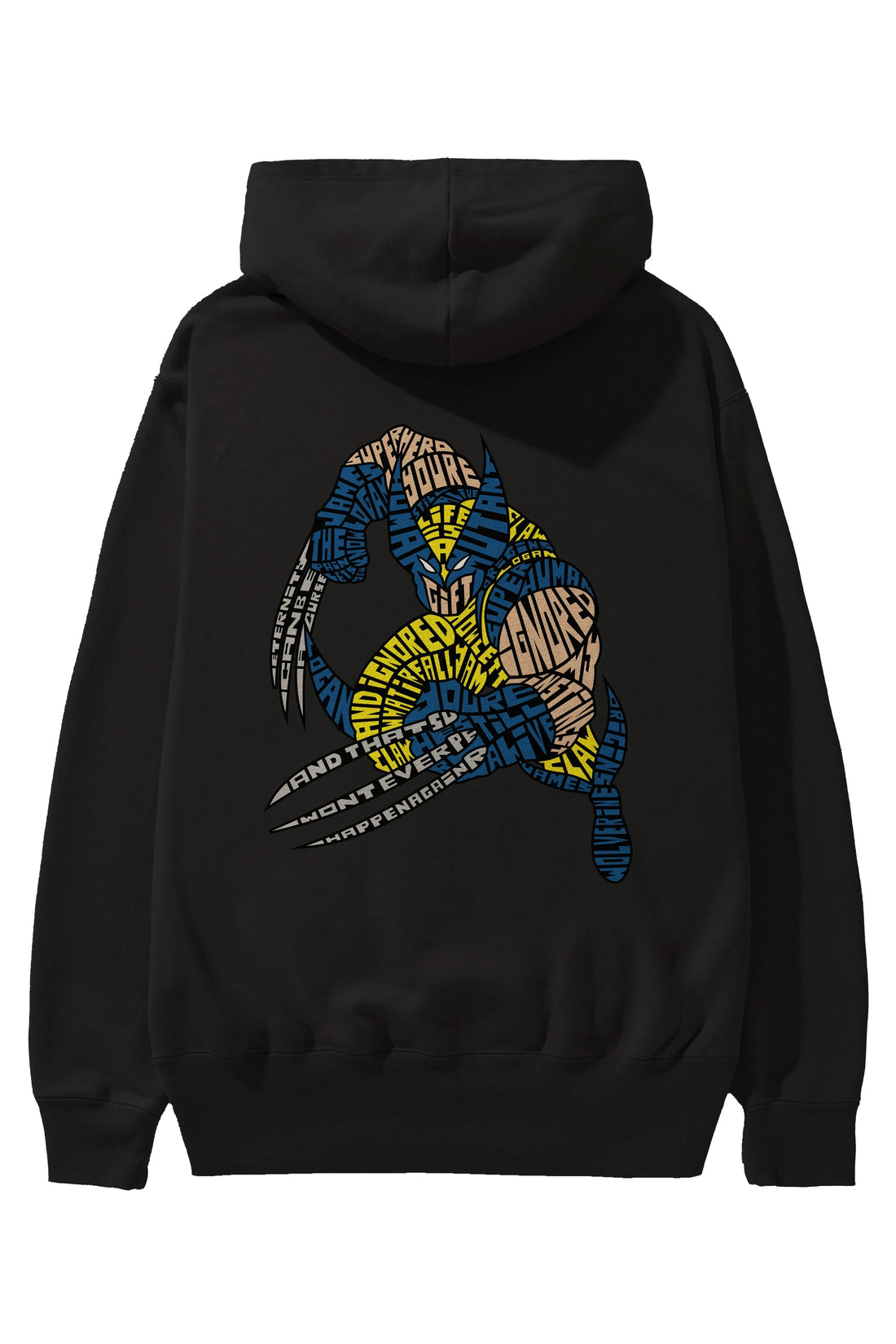 Logan Arka Baskılı Hoodie Oversize Kapüşonlu Sweatshirt Erkek Kadın Unisex