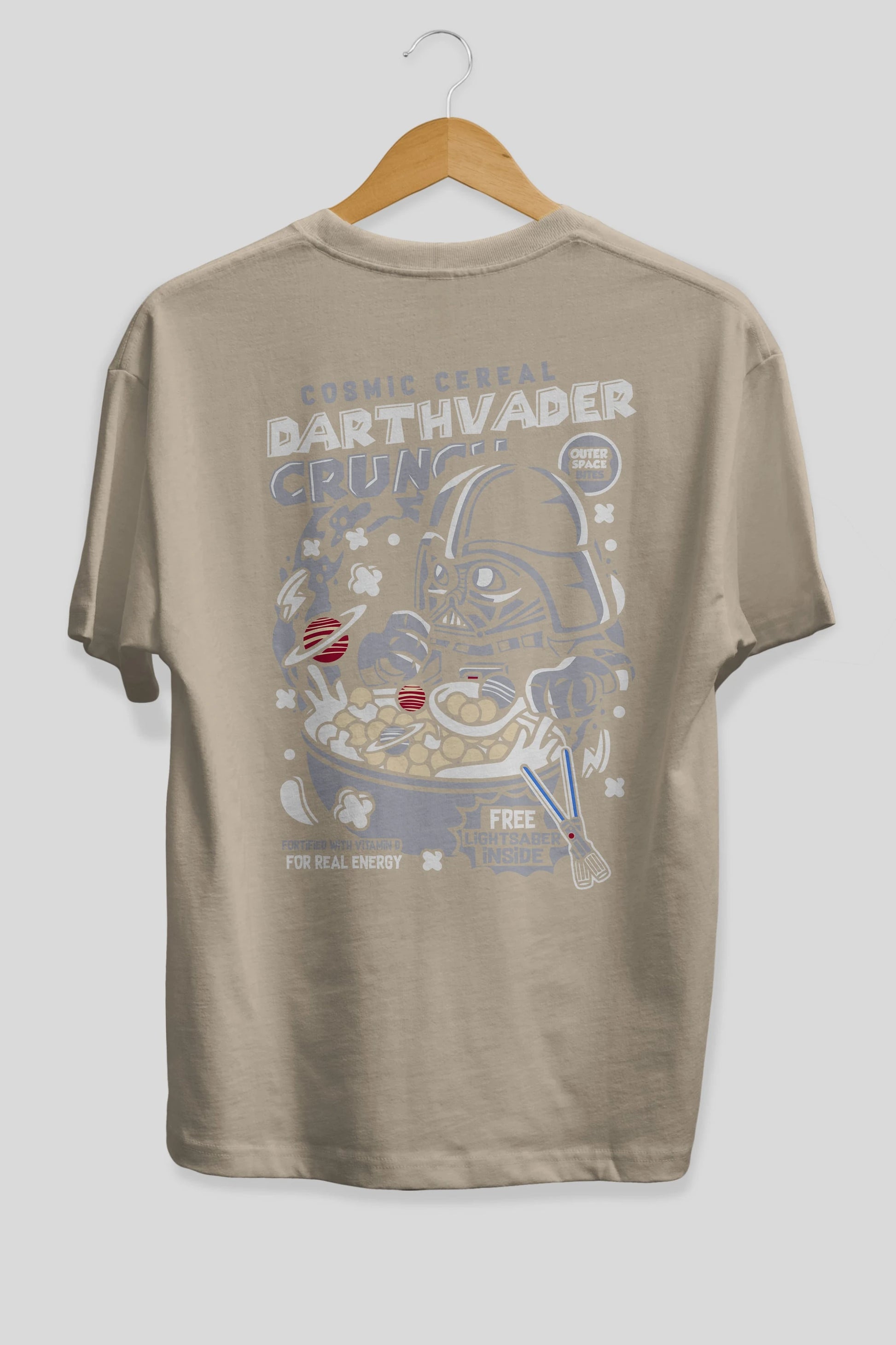 Darth Vader (2) Arka Baskılı Oversize t-shirt Erkek Kadın Unisex %100 Pamuk Bisiklet Yaka tişort