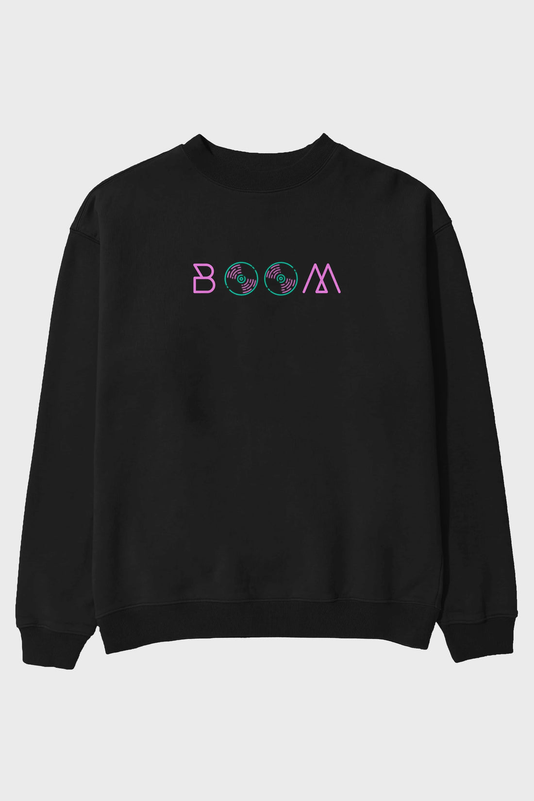 Boom 2 Ön Baskılı Oversize Sweatshirt Erkek Kadın Unisex