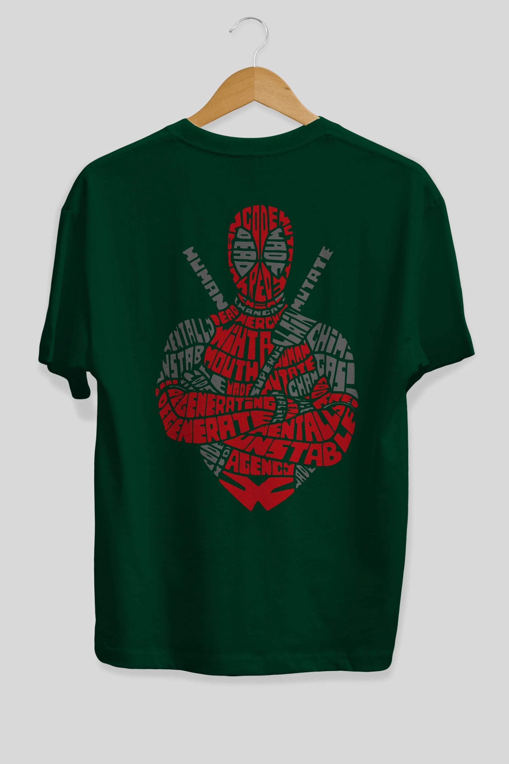 Deadpool (16) Arka Baskılı Oversize t-shirt Erkek Kadın Unisex %100 Pamuk Bisiklet Yaka tişort