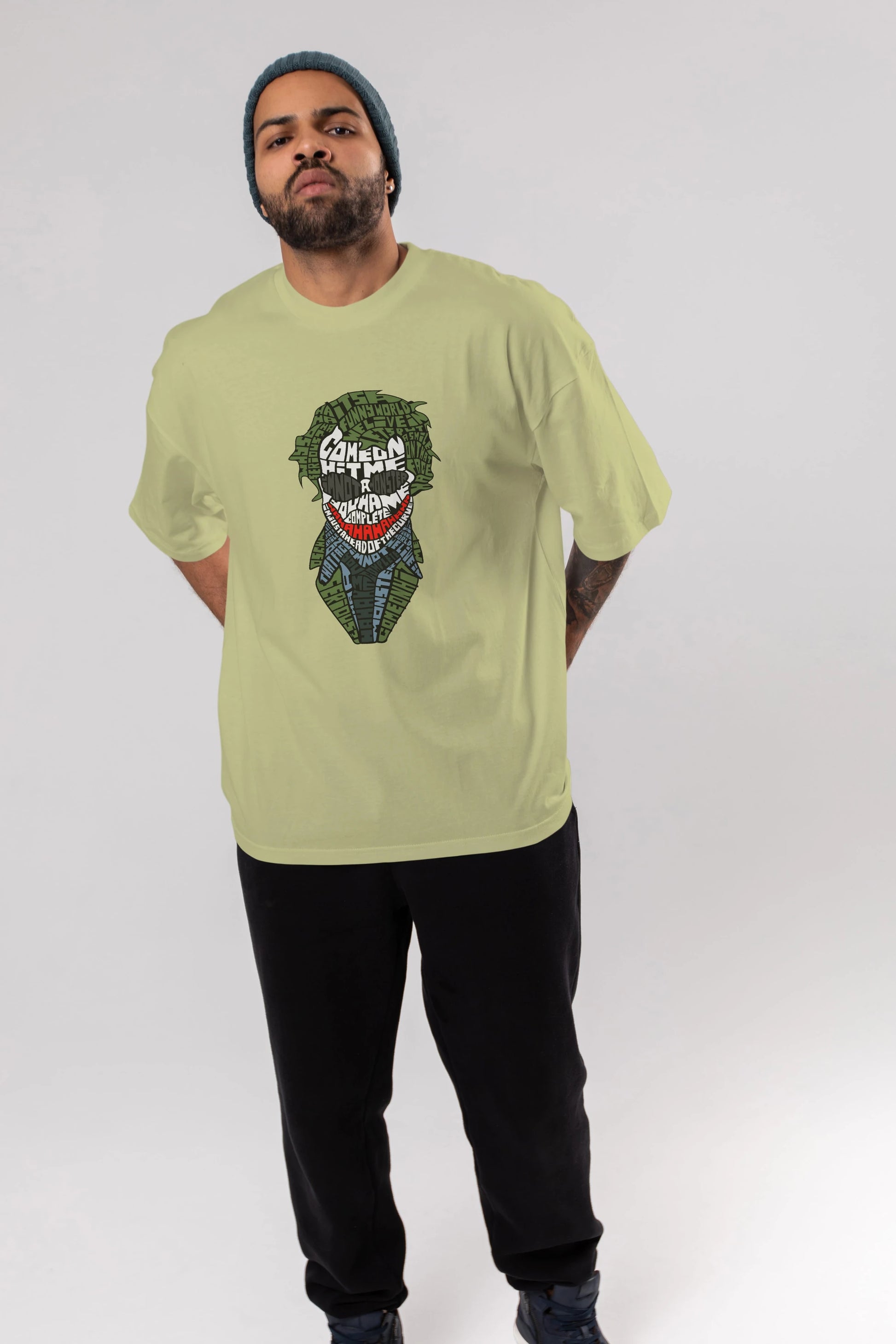 Why So Serious Ön Baskılı Oversize t-shirt %100 pamuk Erkek Kadın Unisex