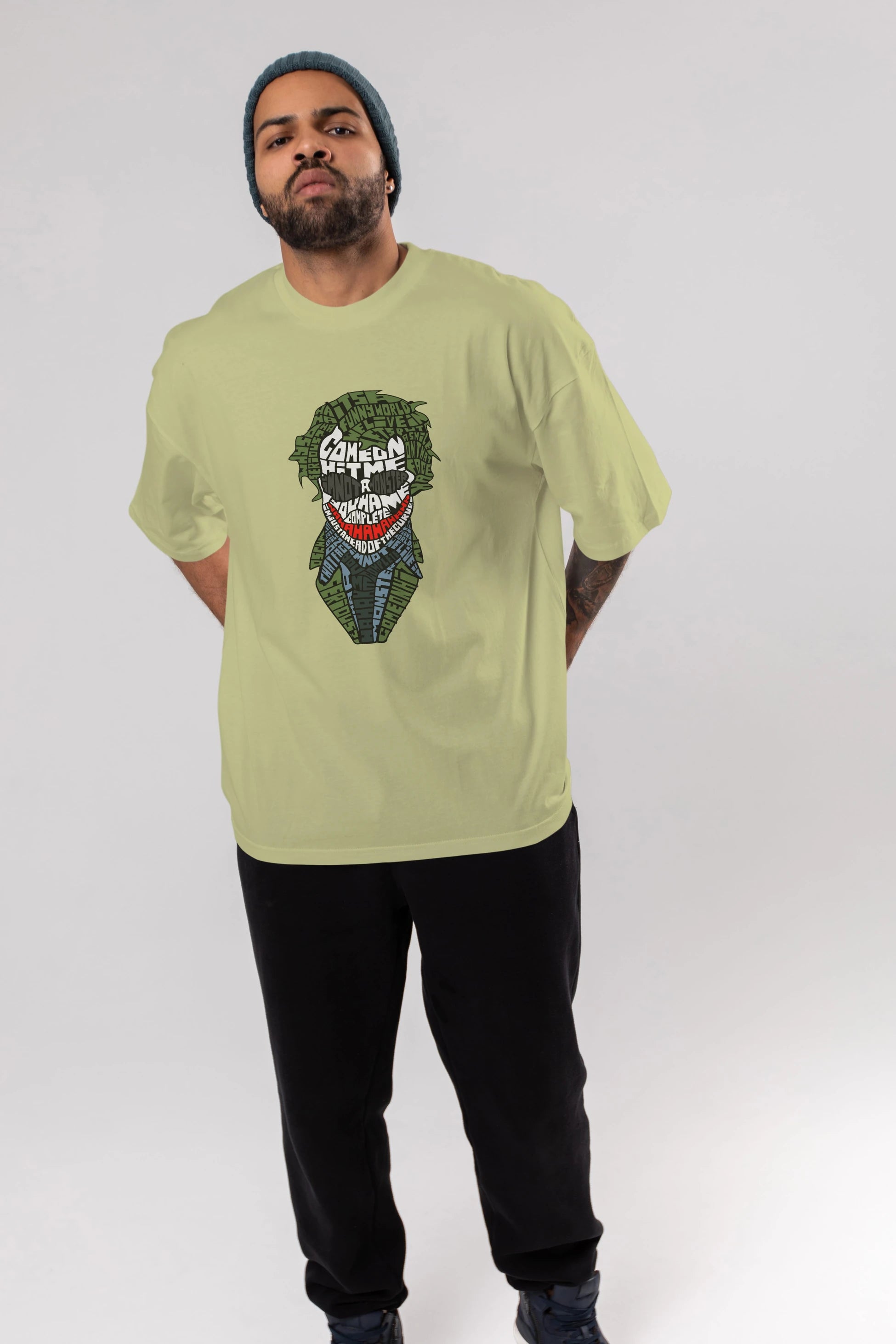 Why So Serious Ön Baskılı Oversize t-shirt %100 pamuk Erkek Kadın Unisex