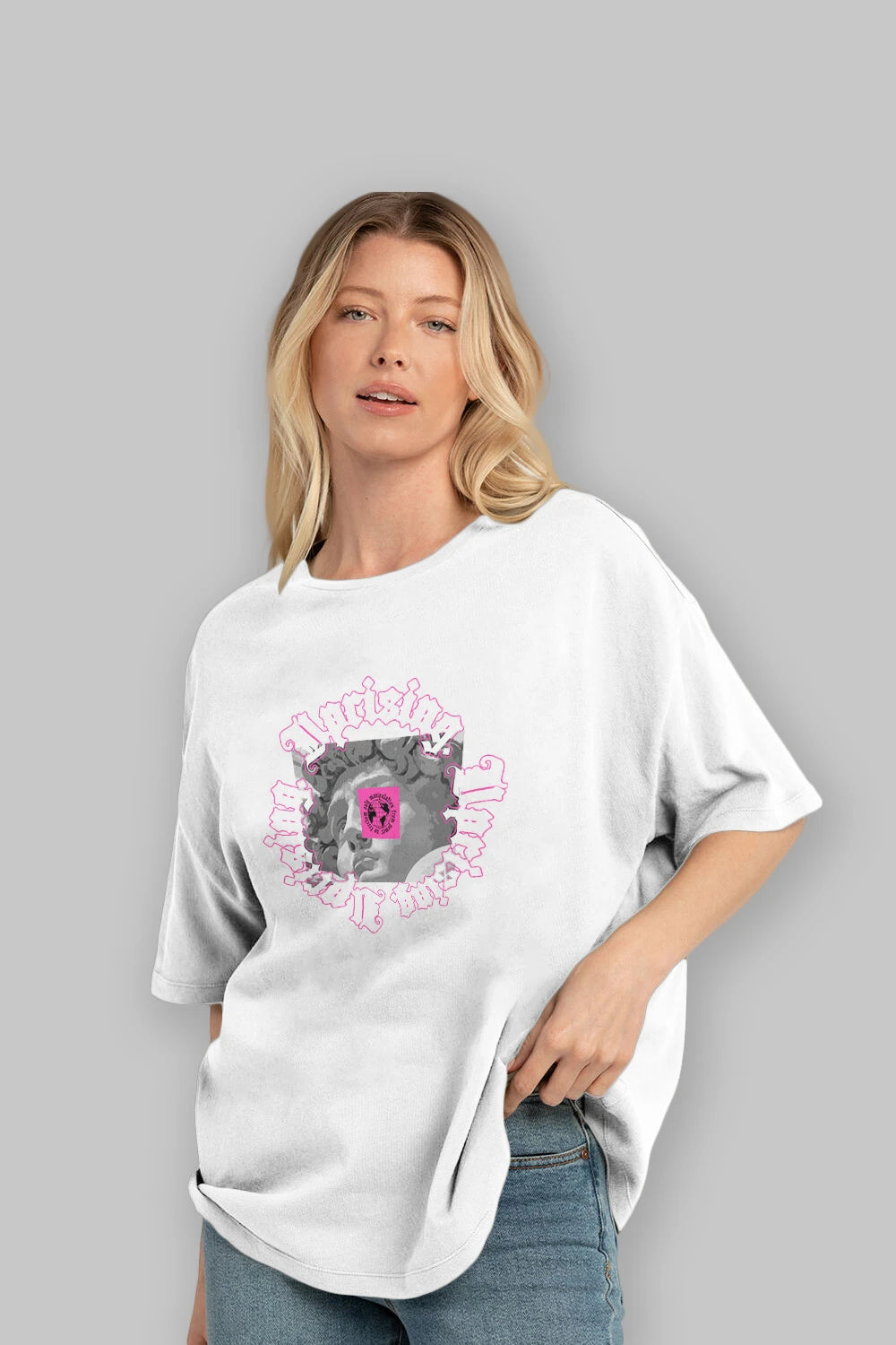 Uprising Ön Baskılı Oversize t-shirt Erkek Kadın Unisex