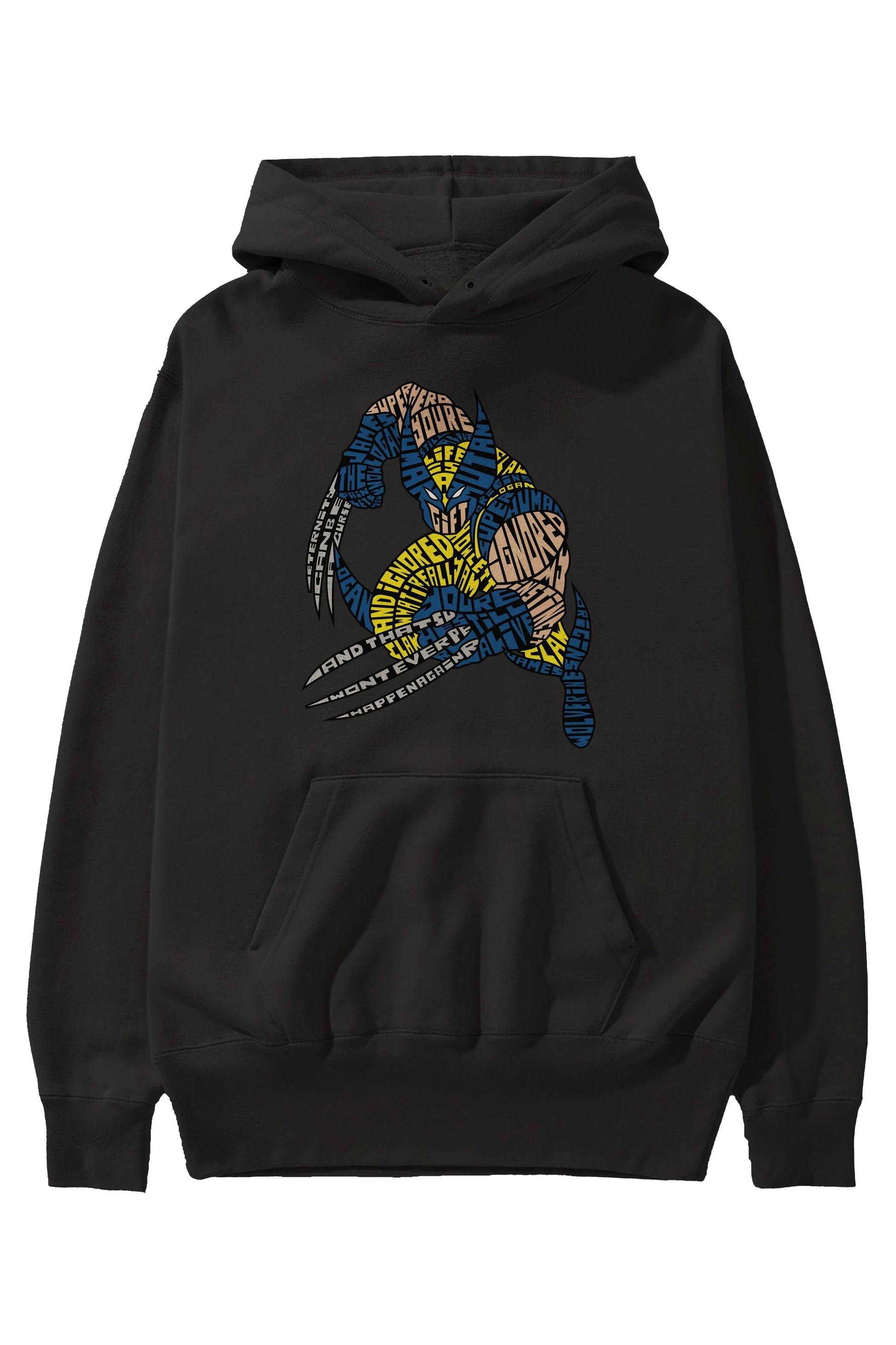 Logan Ön Baskılı Hoodie Oversize Kapüşonlu Sweatshirt Erkek Kadın Unisex