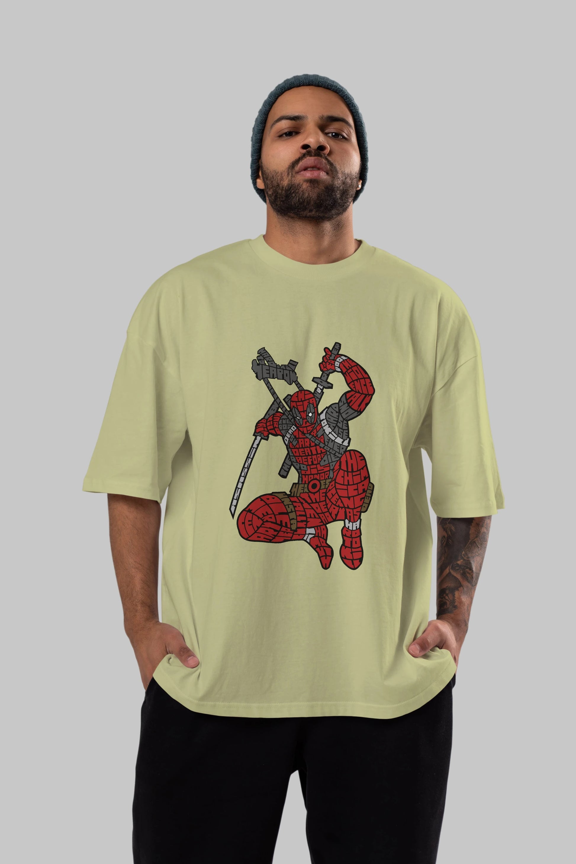 Chimichanga Ön Baskılı Oversize t-shirt %100 pamuk Erkek Kadın Unisex