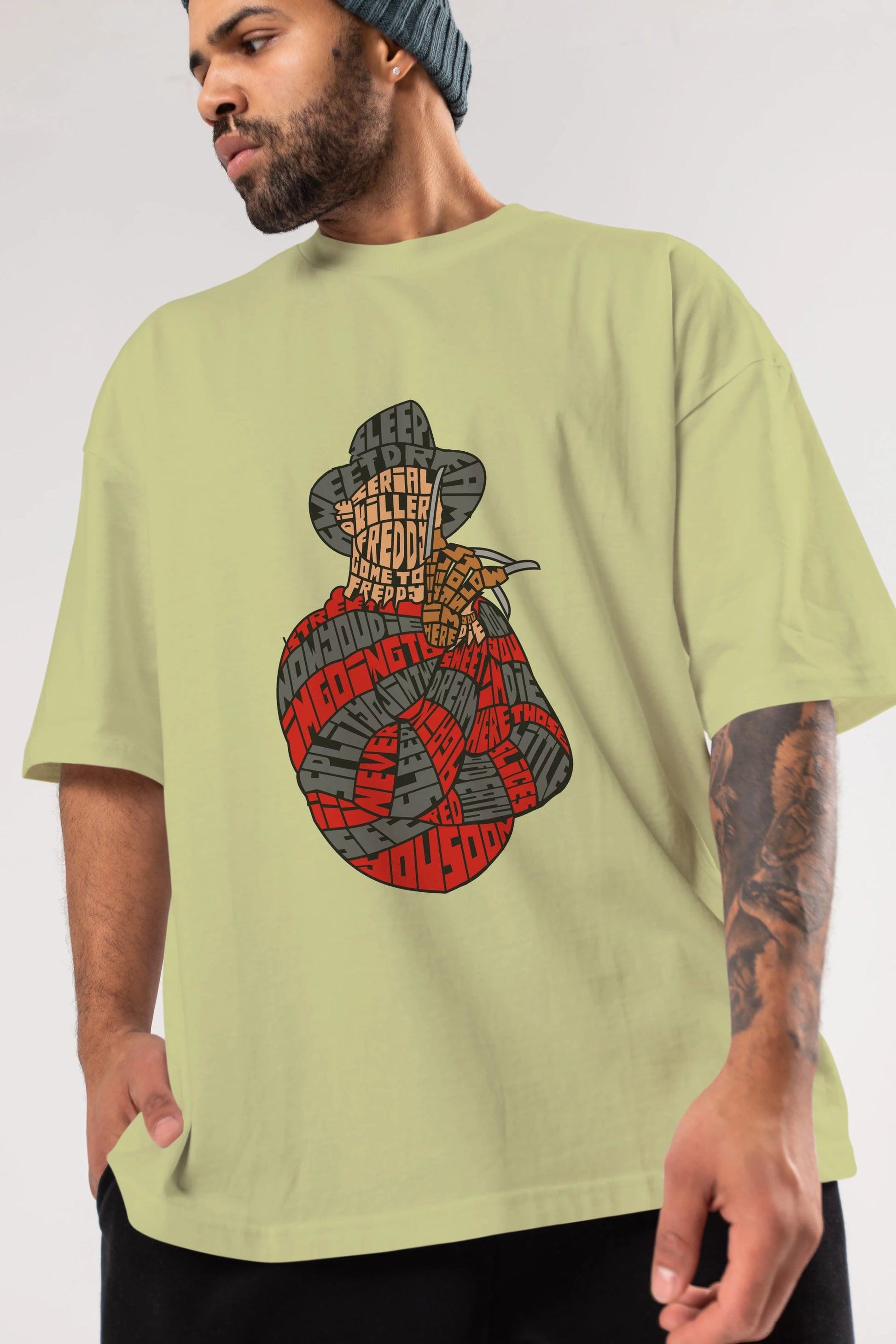 Sweet Dream Ön Baskılı Oversize t-shirt %100 pamuk Erkek Kadın Unisex
