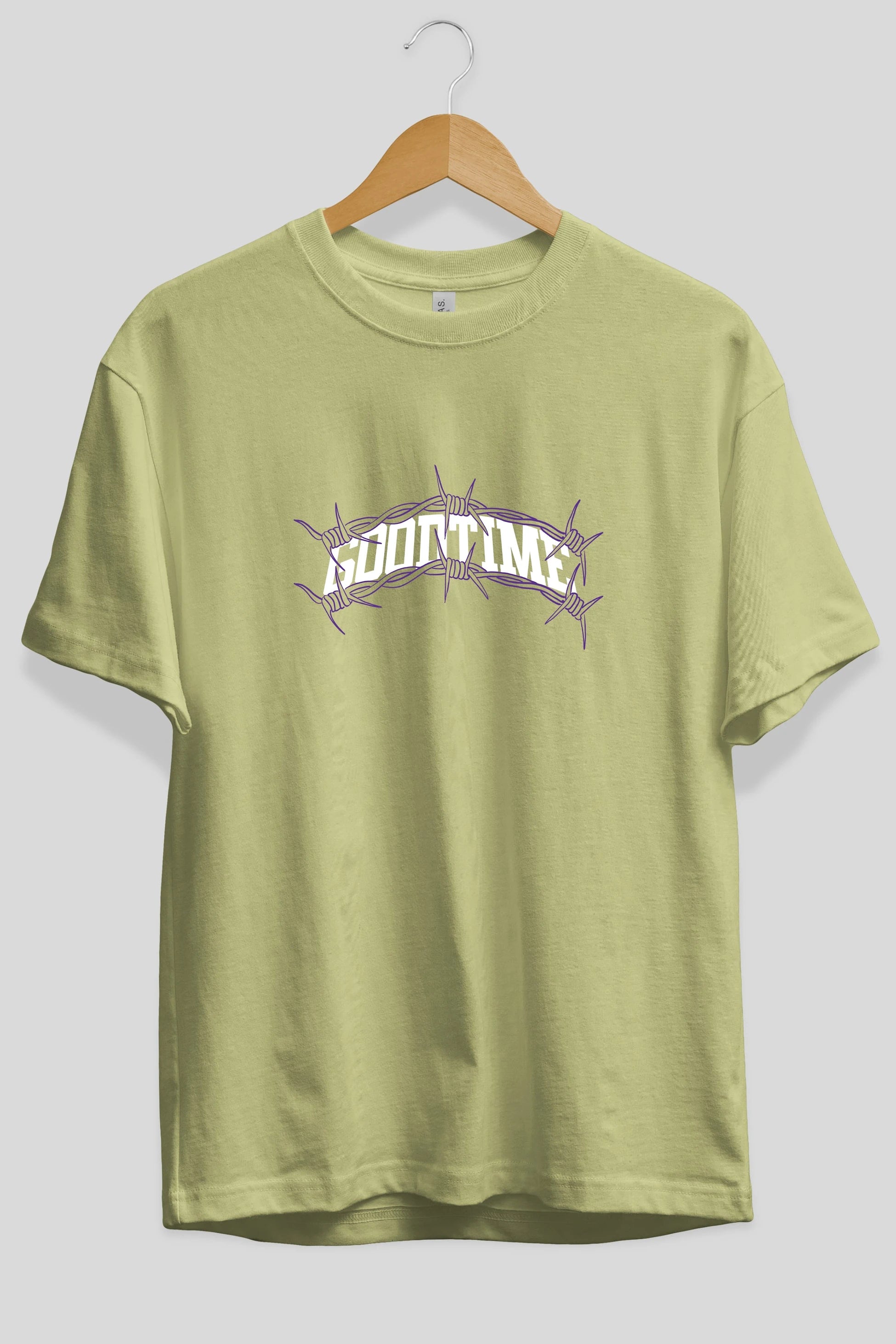 Good Time Ön Baskılı Oversize t-shirt Erkek Kadın Unisex