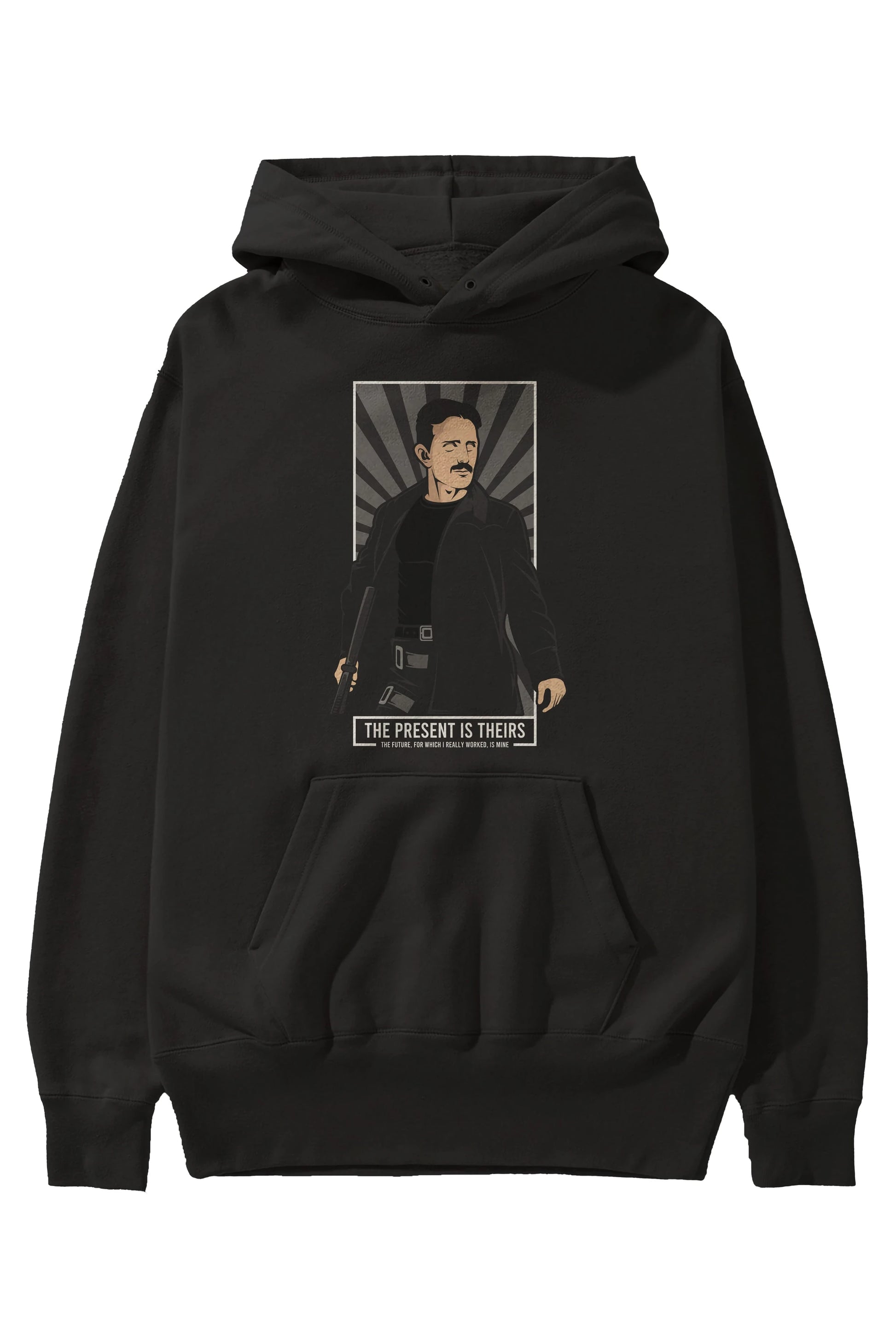 Tesla Matrix Ön Baskılı Hoodie Oversize Kapüşonlu Sweatshirt Erkek Kadın Unisex