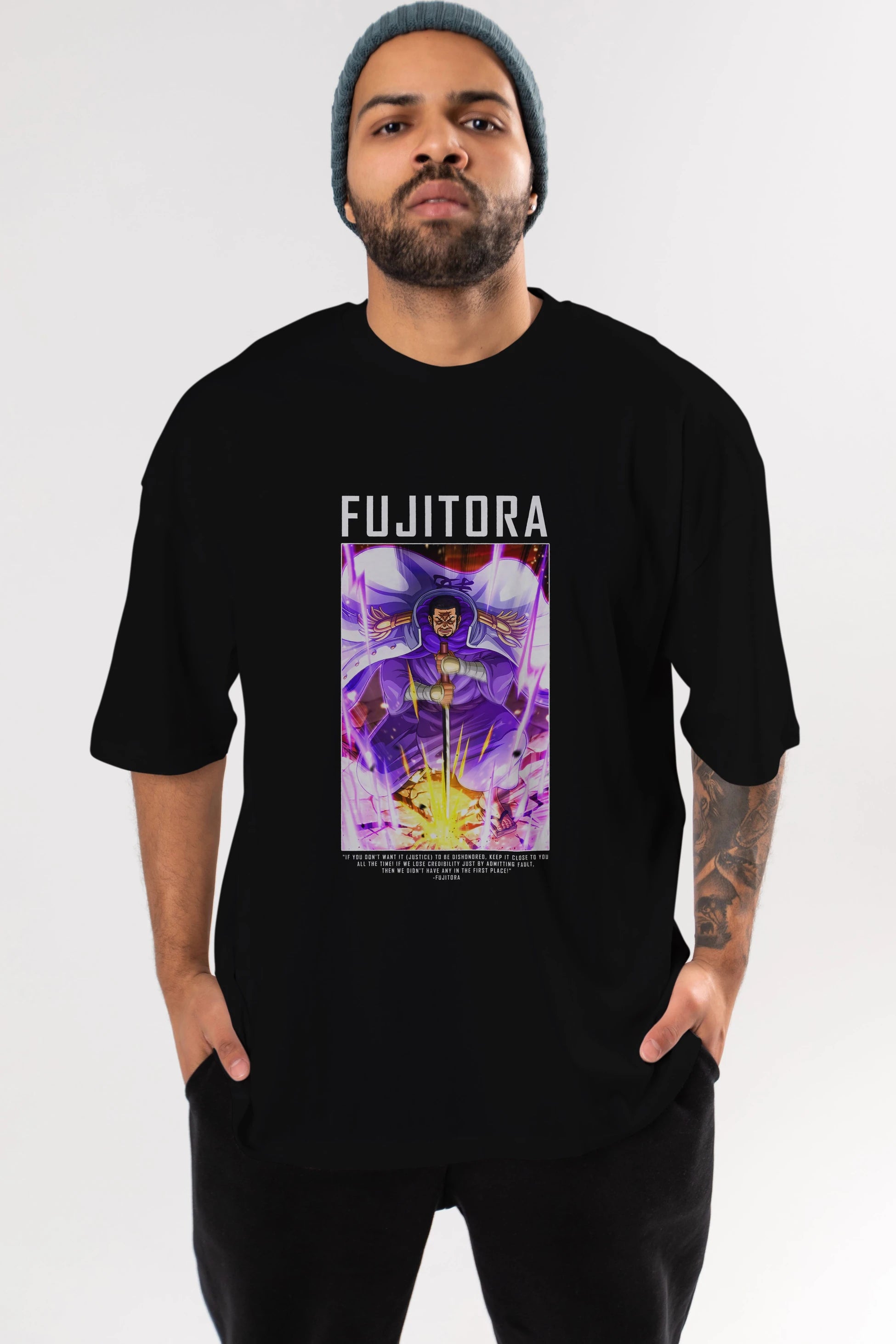 Issho Anime Ön Baskılı Oversize t-shirt Erkek Kadın Unisex
